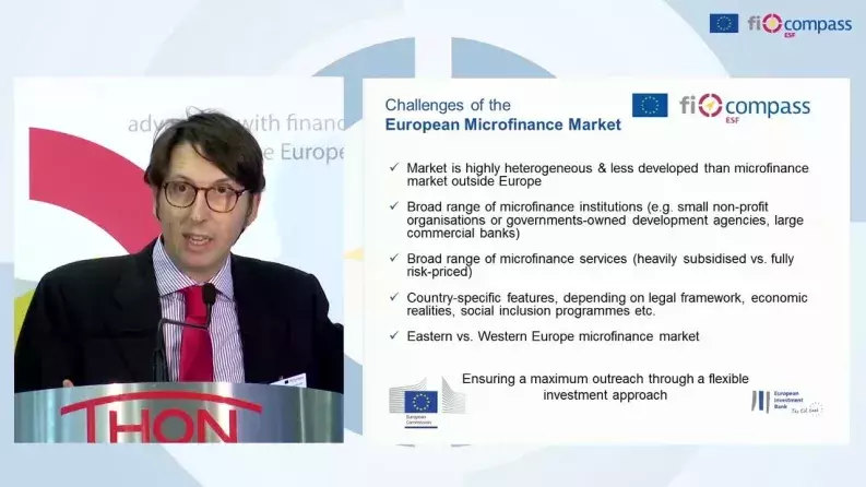 ESF microfinance 2014-2020: building blocks and tools at European level by Riccardo Aguglia