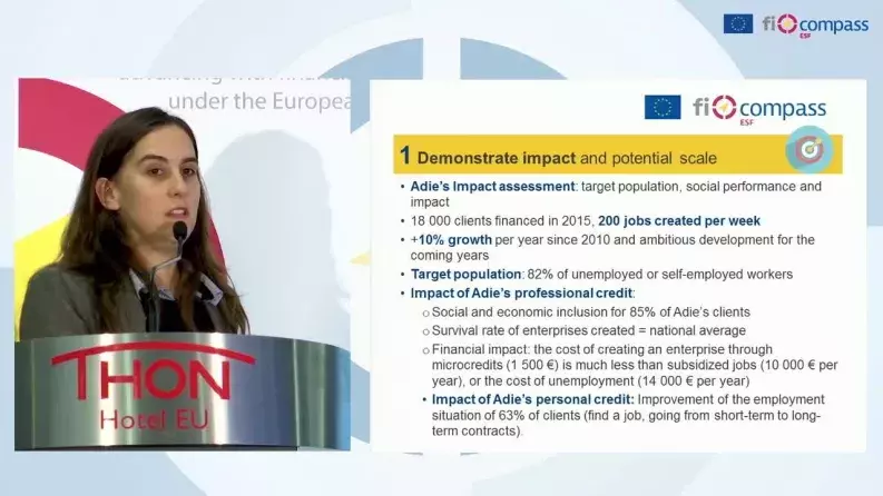 Enabling a paradigm shift for microfinance under the ESF by Marie Degrand-Guillaud