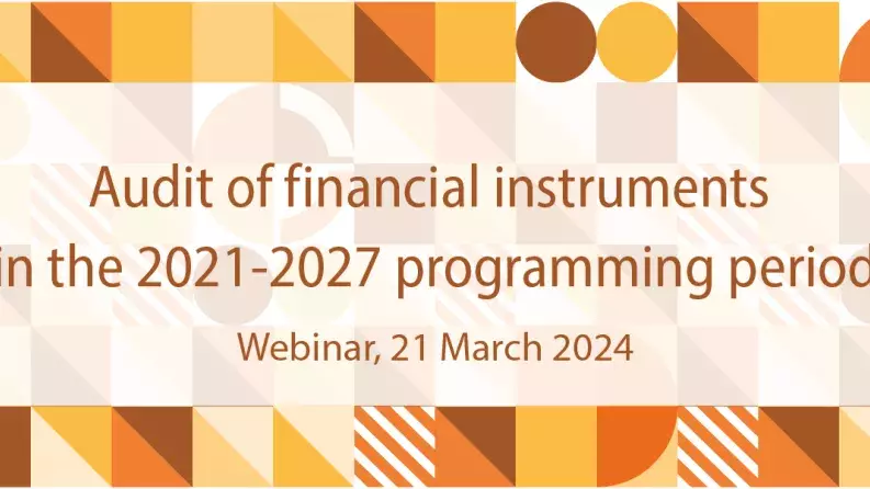 Audit of financial instruments in the 2021-2027 programming period