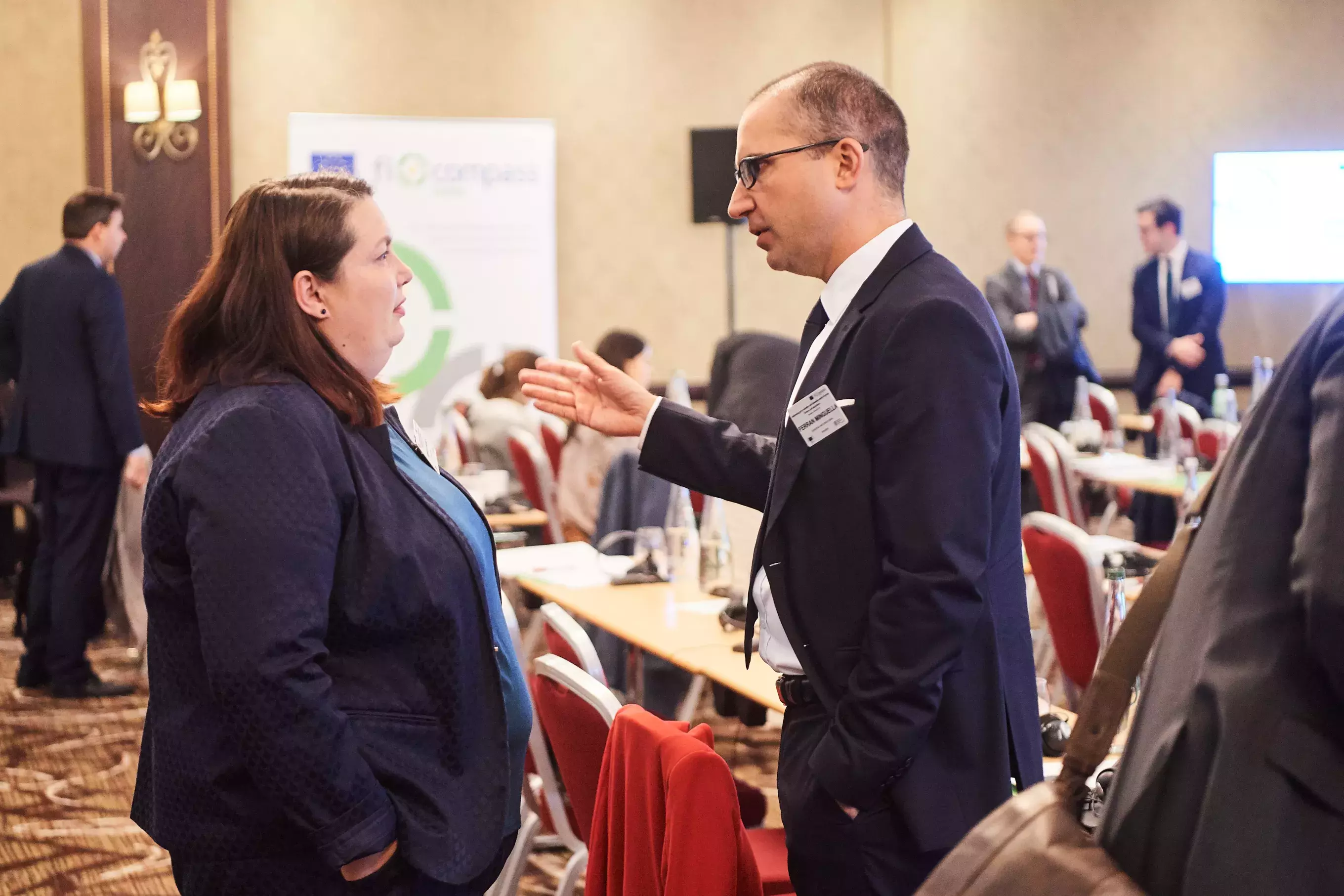 Mr Ferran Minguella and event participant