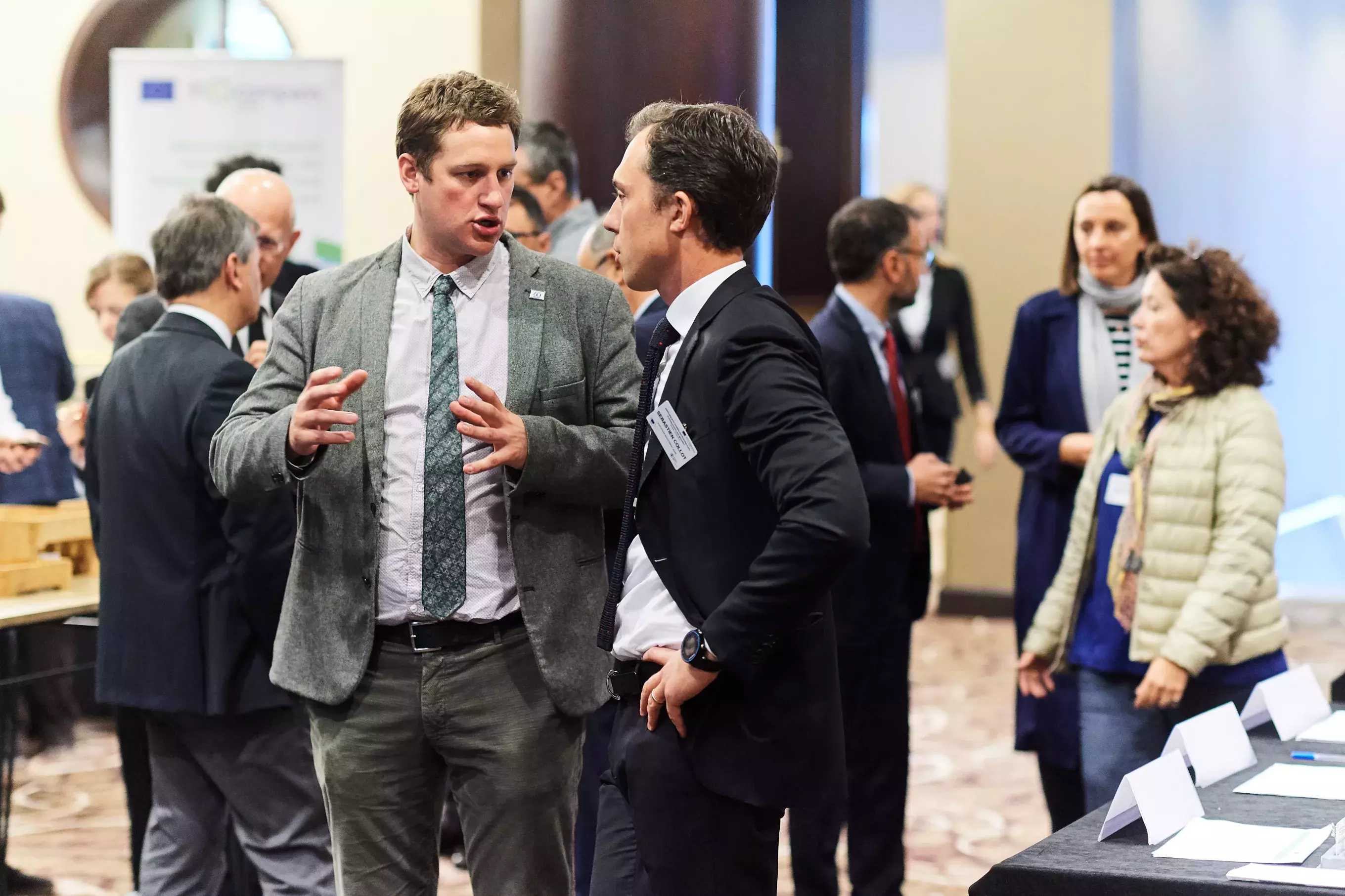 Mr Jannes Maes and event participant