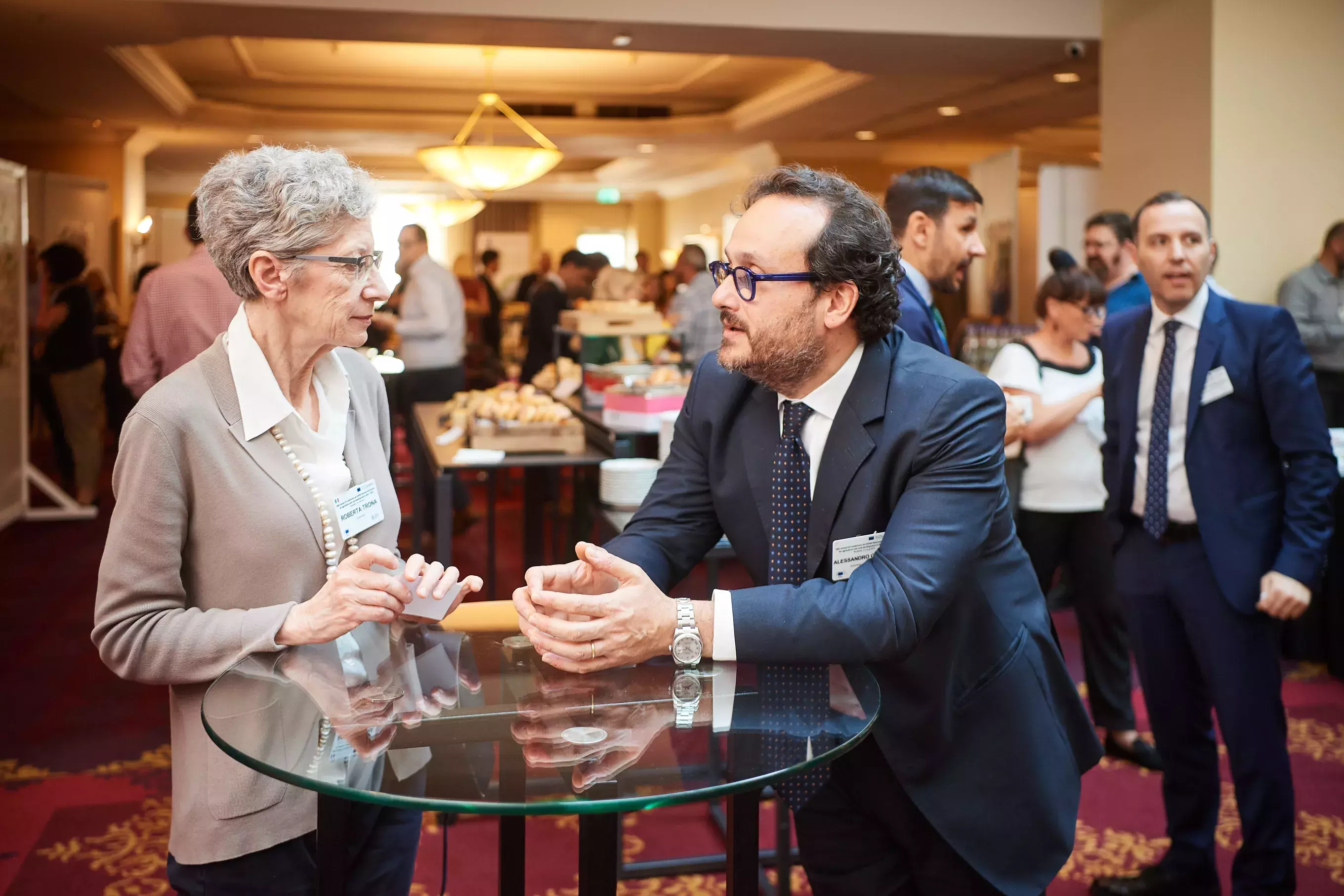 Mr Alessandro Gargani and event participant