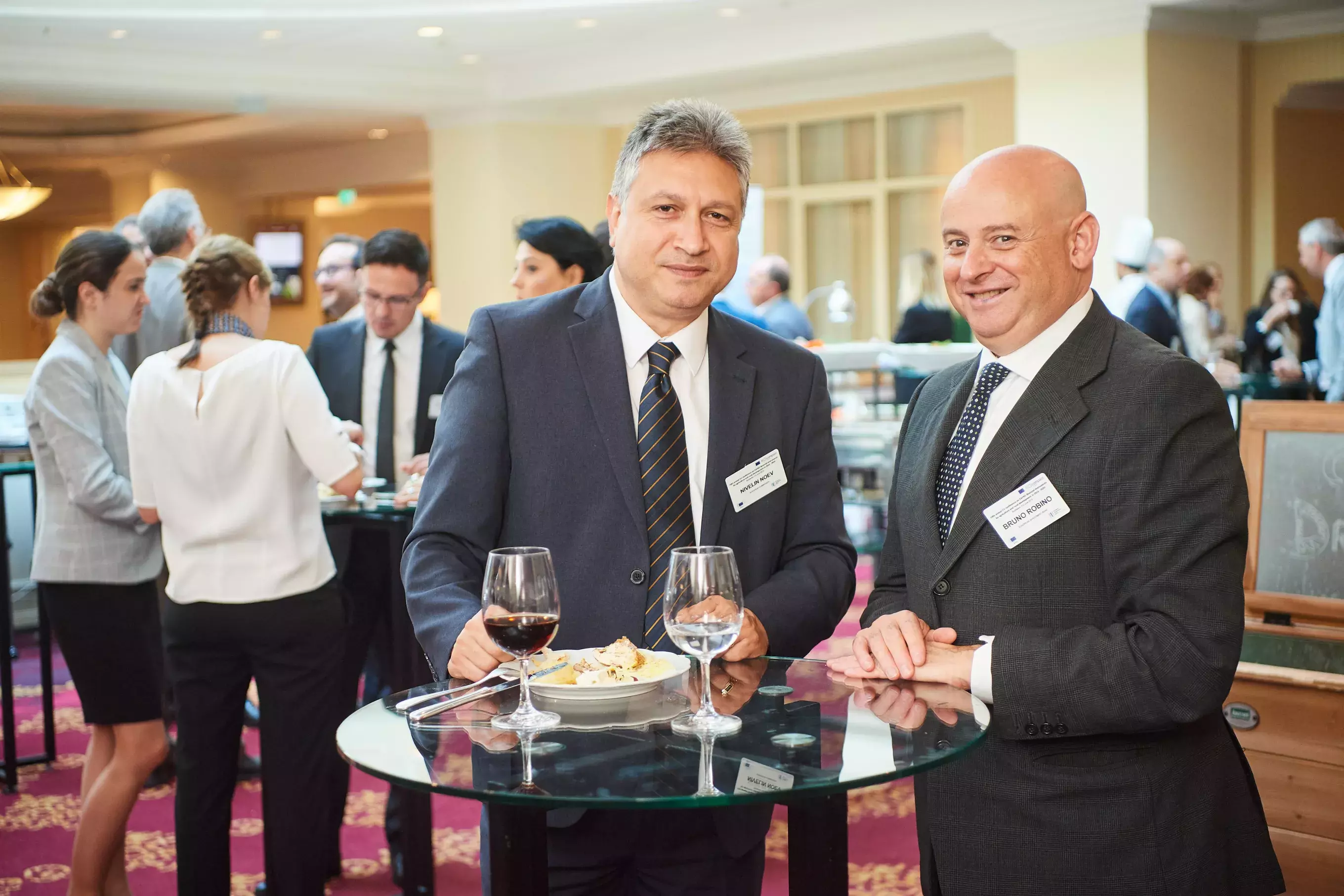 Mr Nivelin Noev and Mr Bruno Robino