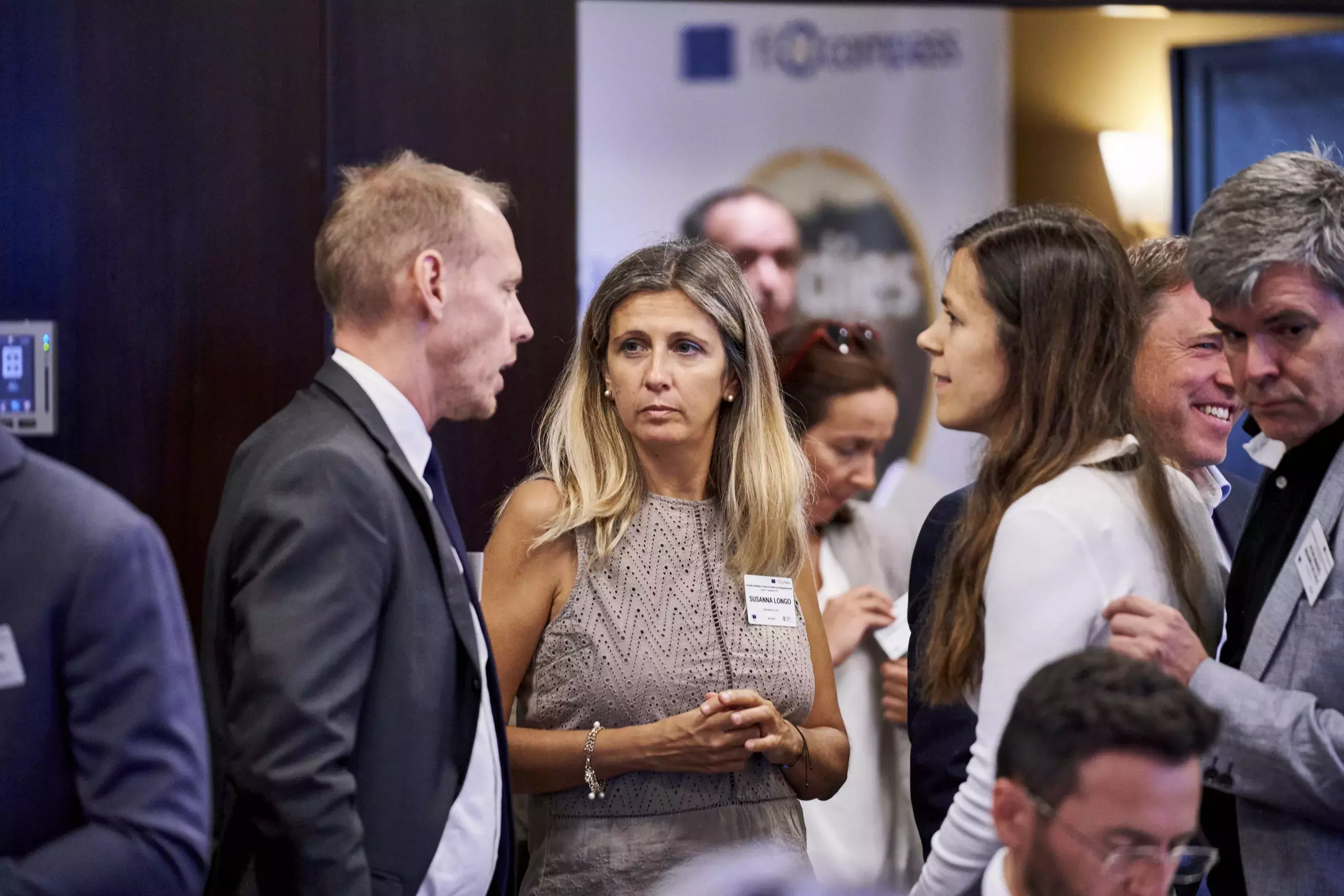 Ms Susanna Longo, Ms Jelena Emde and event participant