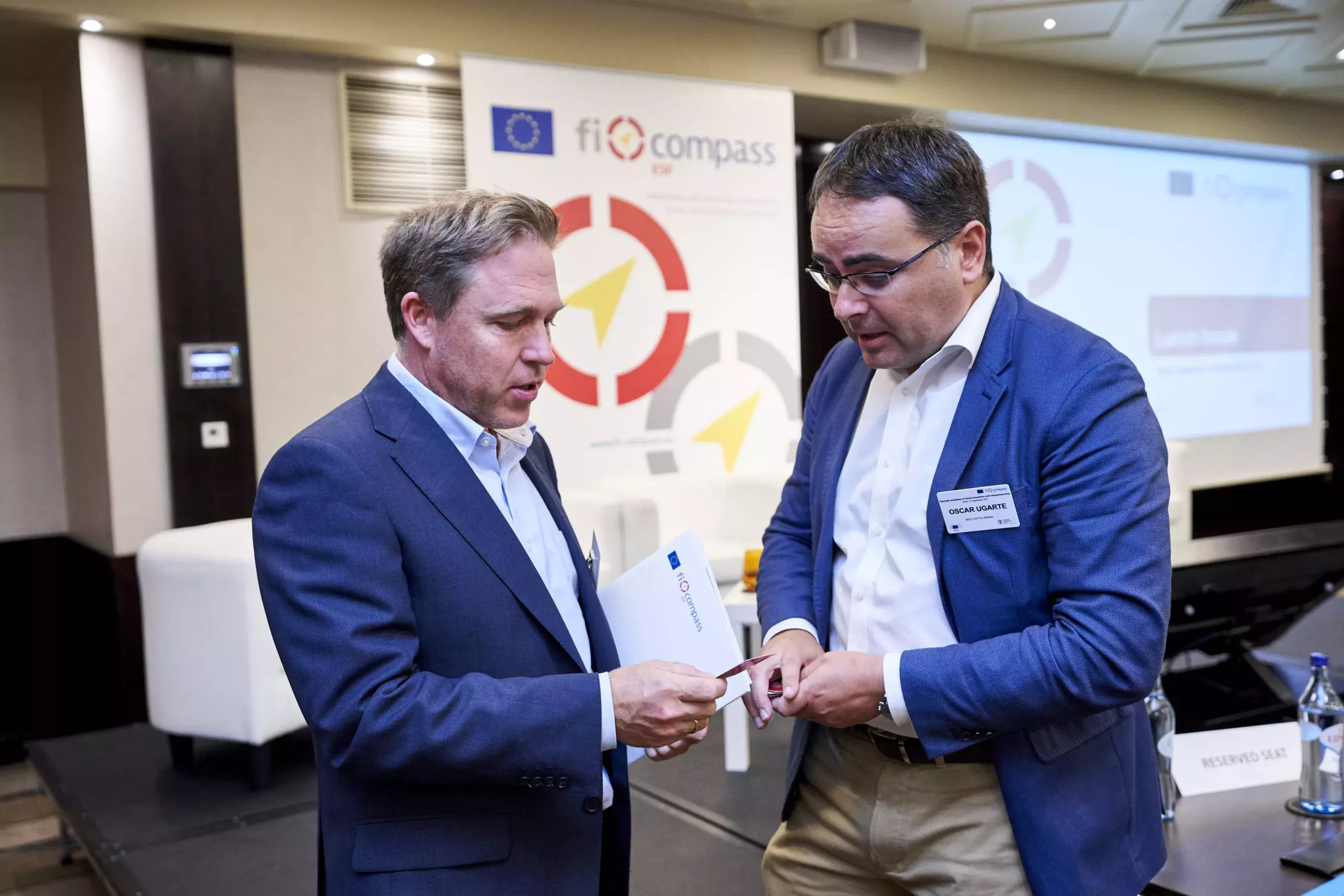 Mr Stefan Mathesius and event participant