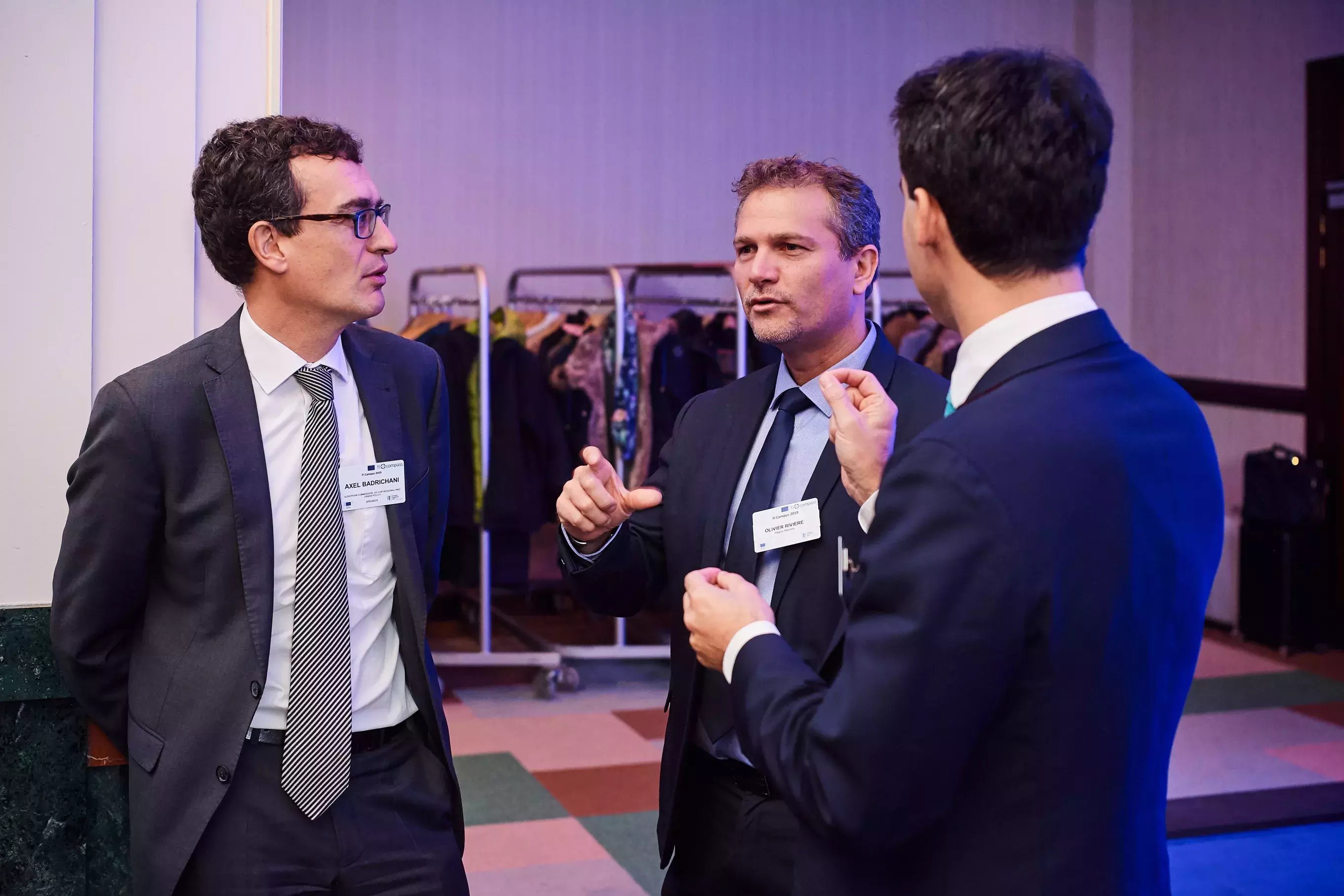 Mr Axel Badrichani and event participants