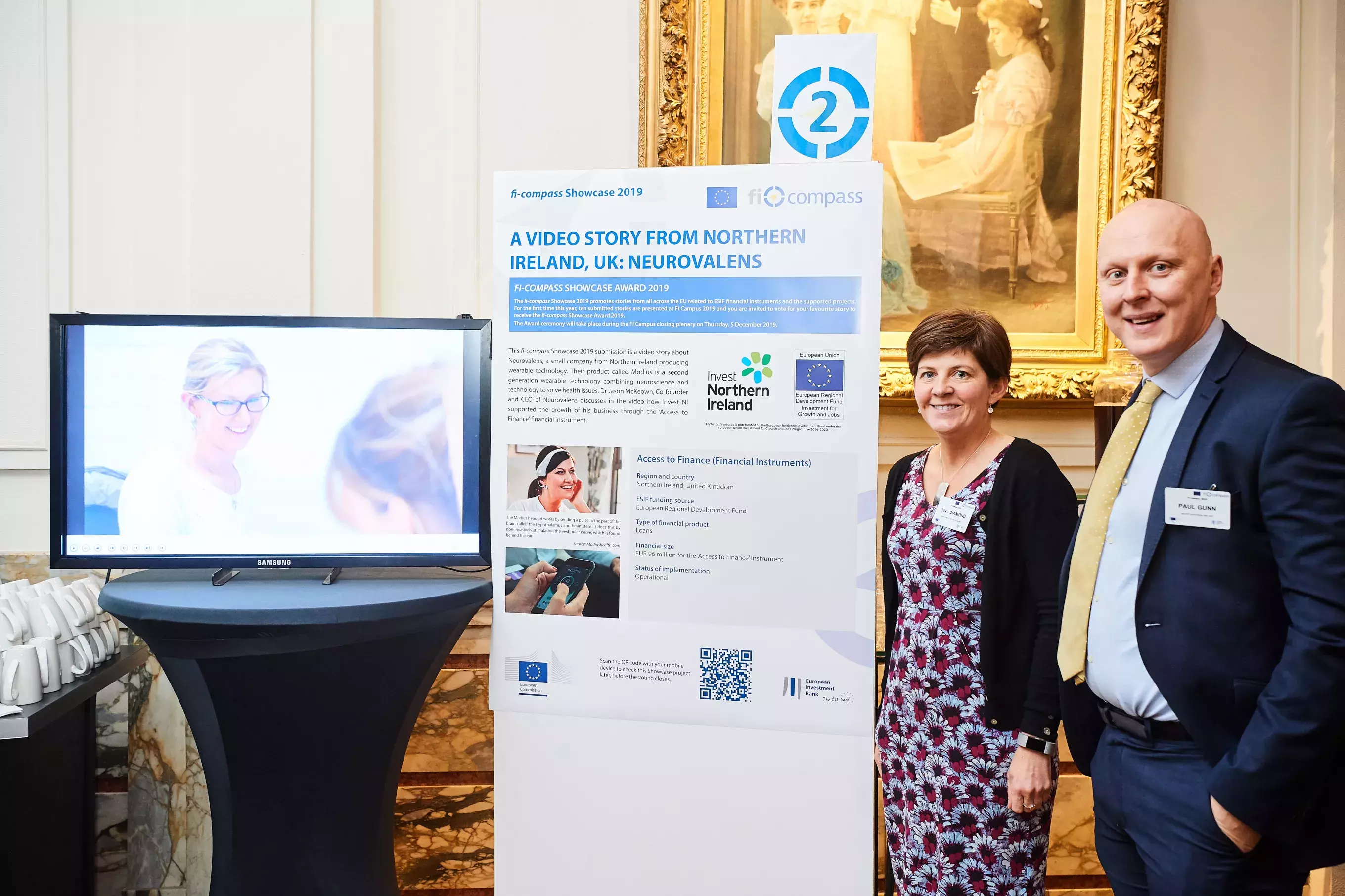 Event participants representing ther Showcase from Northern Ireland: Neurovalens