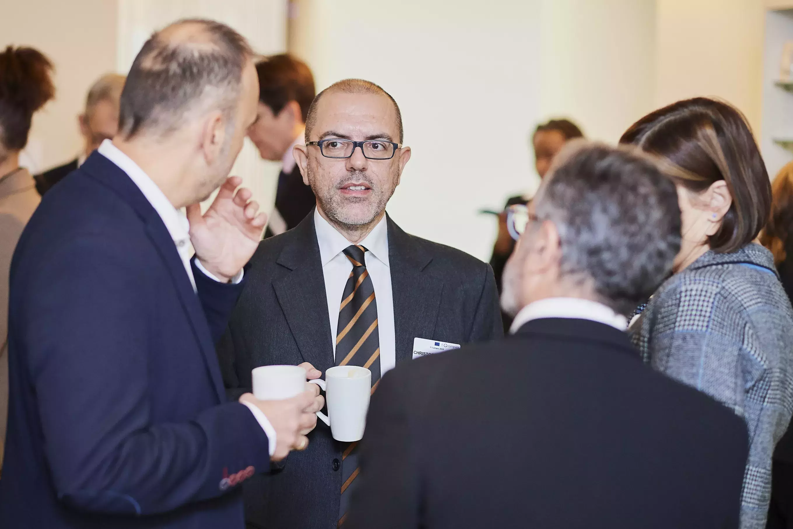 Mr Christos Drymousis and event participant