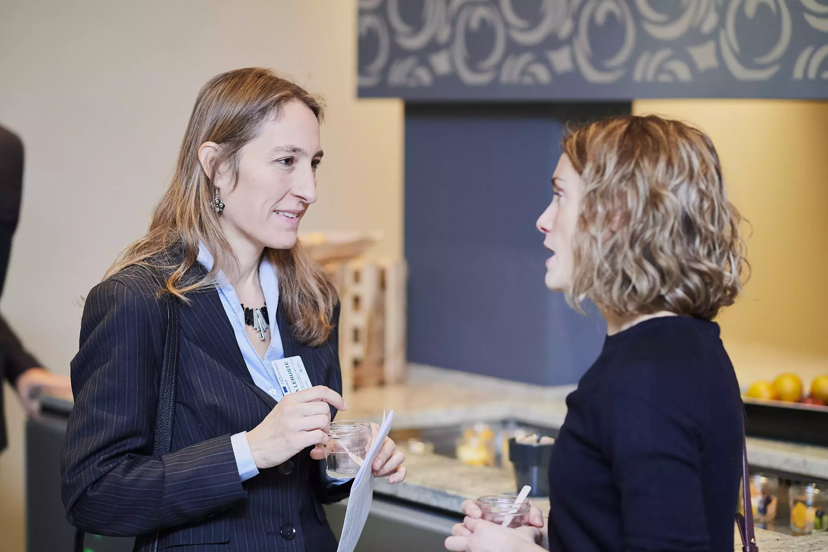 Ms Andrea Leruste and event participant