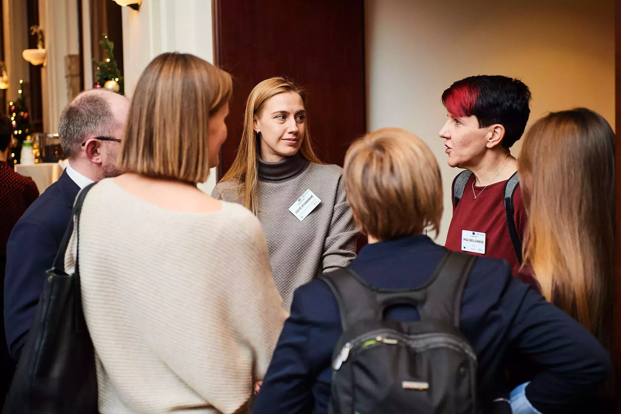 Ms Inga Beiliūnienė and event participants