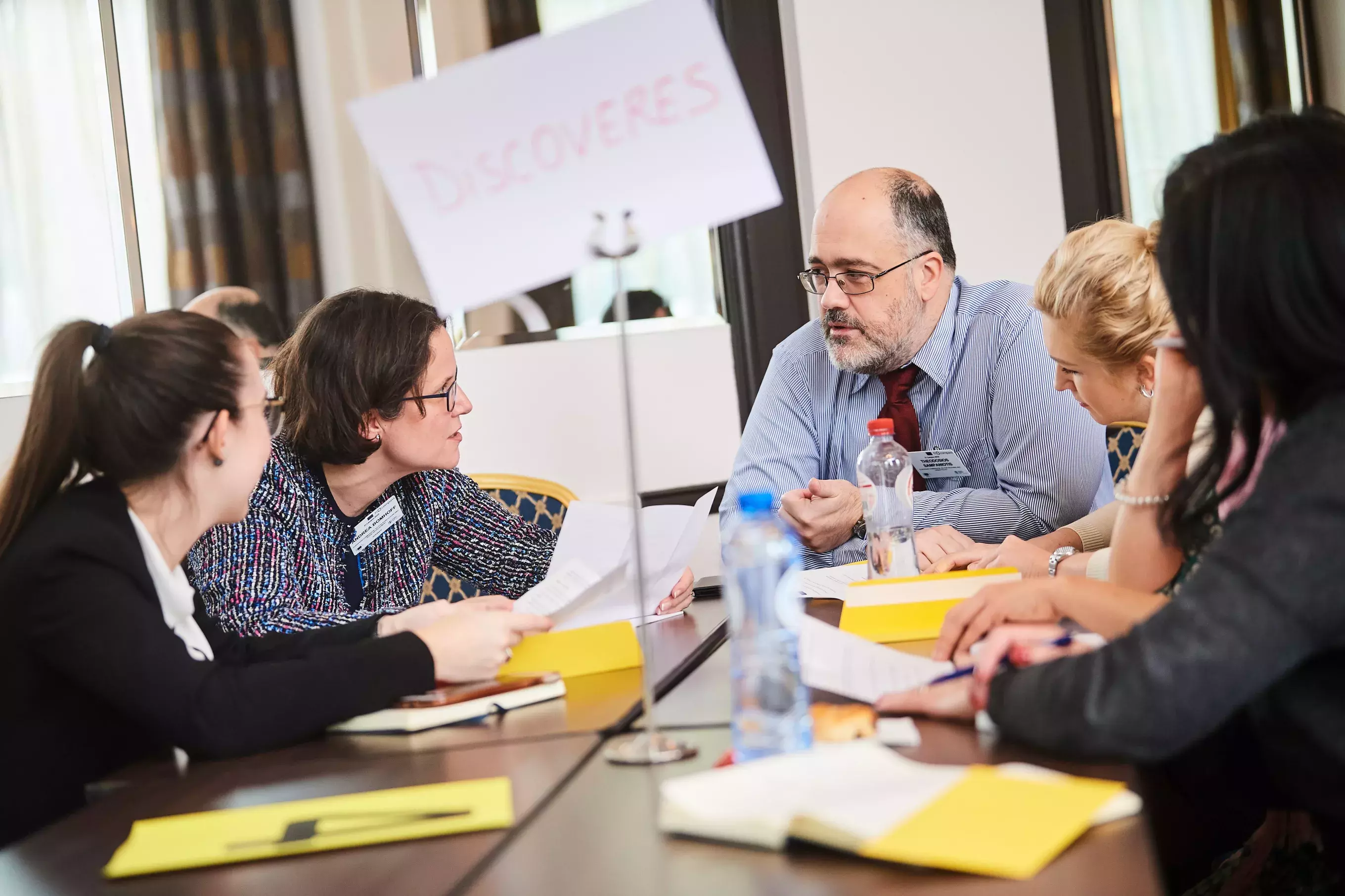 Participants during Brainteaser session