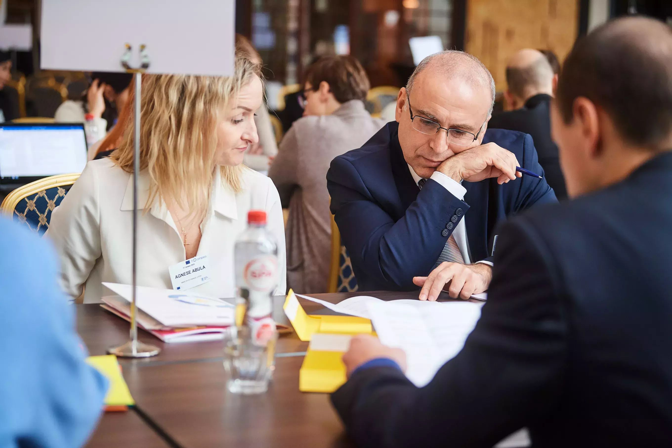 Participants during Brainteaser session