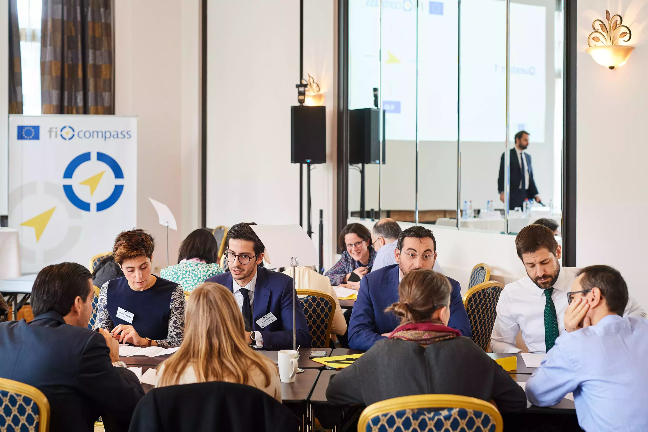 Participants during Brainteaser session