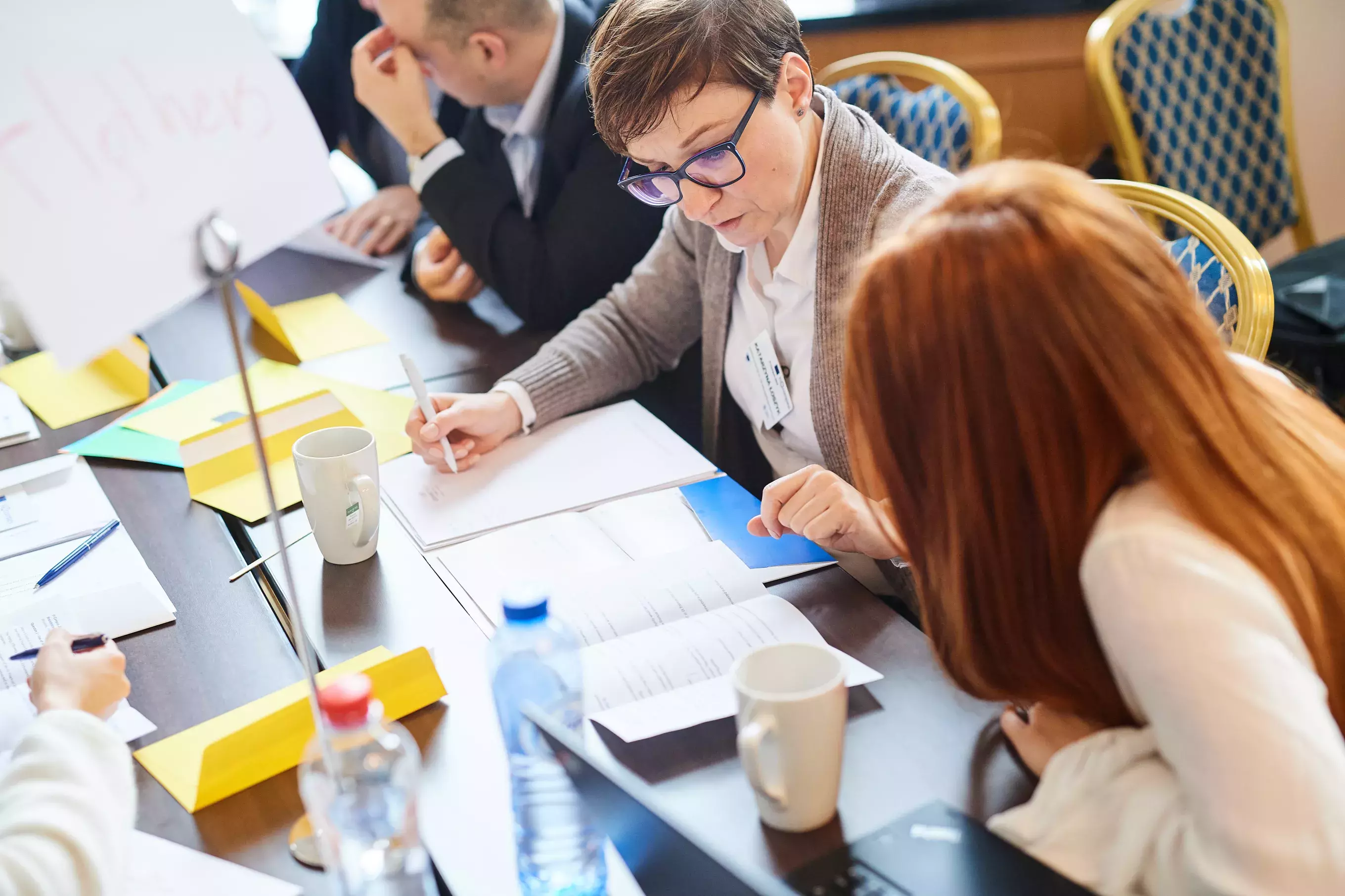 Participants during Brainteaser session