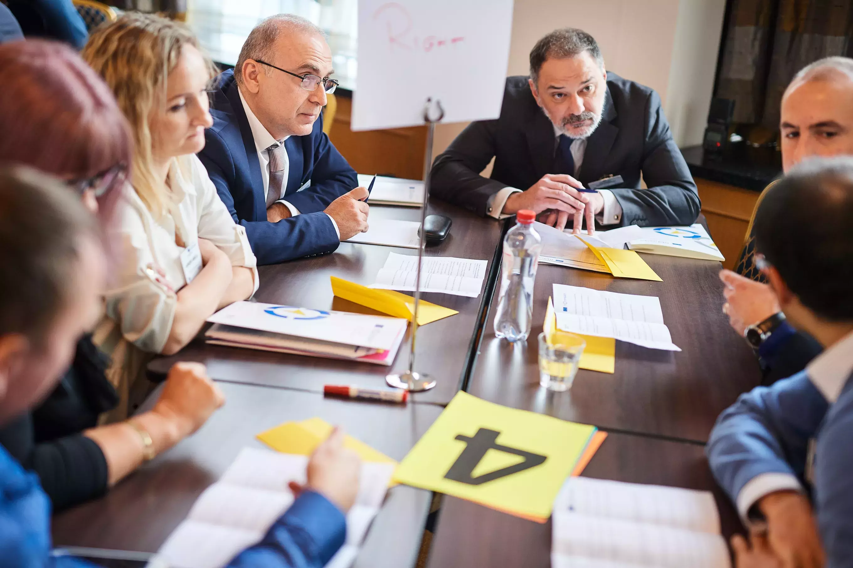 Participants during Brainteaser session