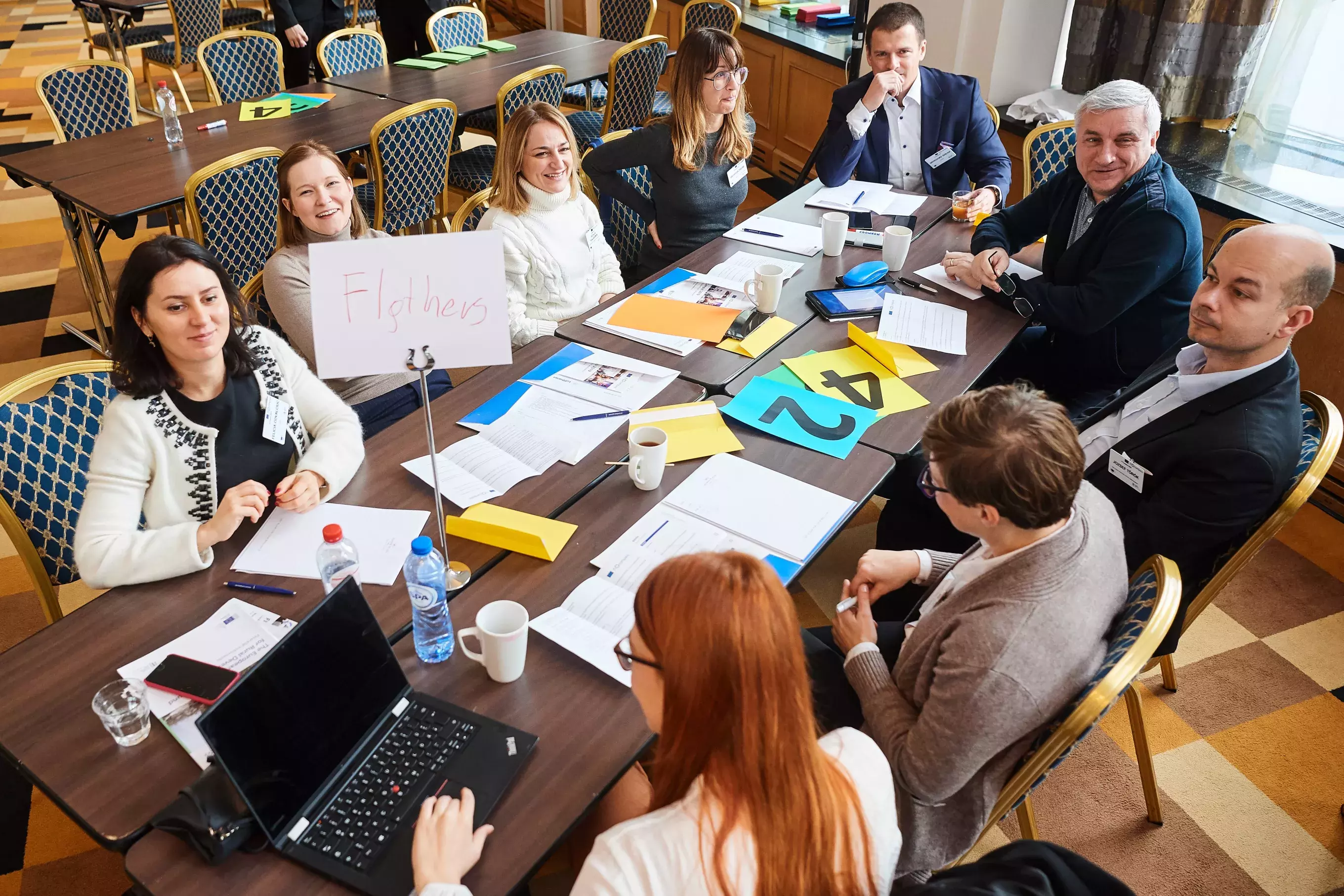 Participants during Brainteaser session