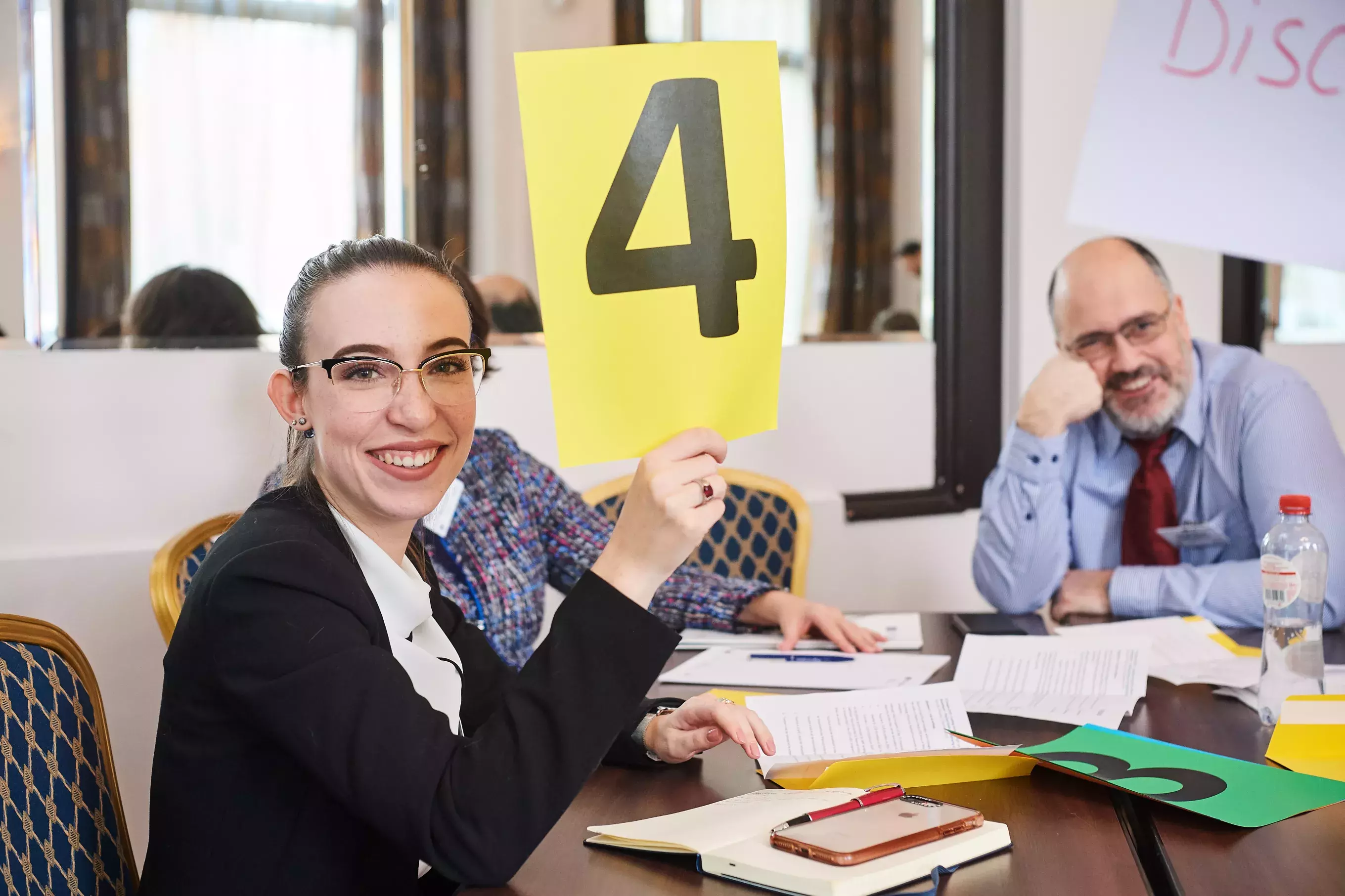 Participants during Brainteaser session