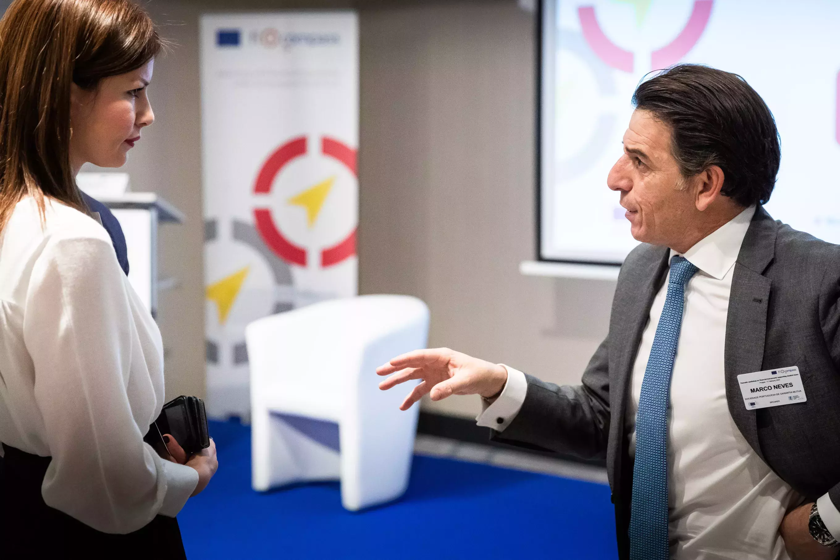 Mr Marco Neves and event participant