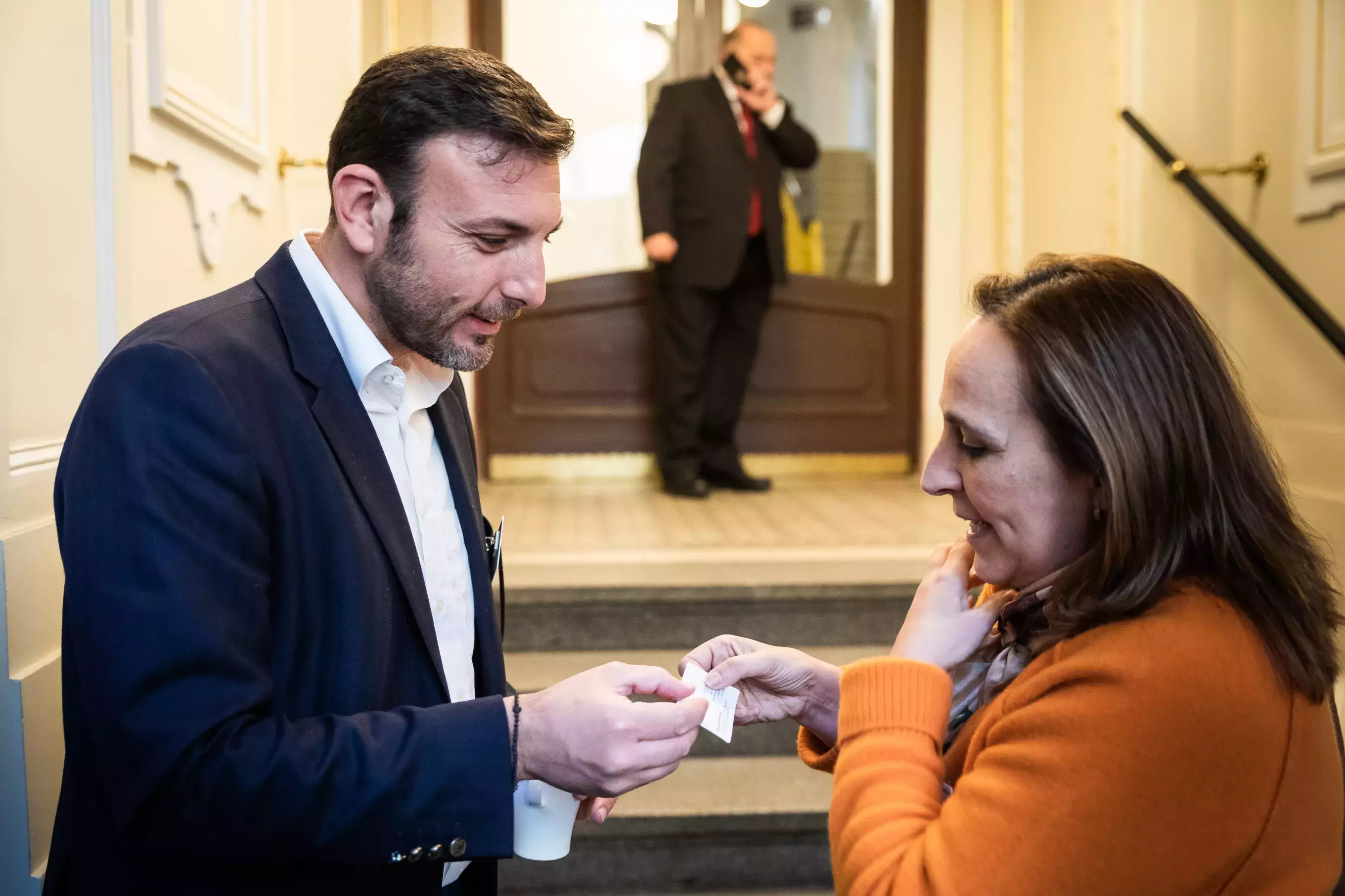 Ms Cristina Jacinto and event participant