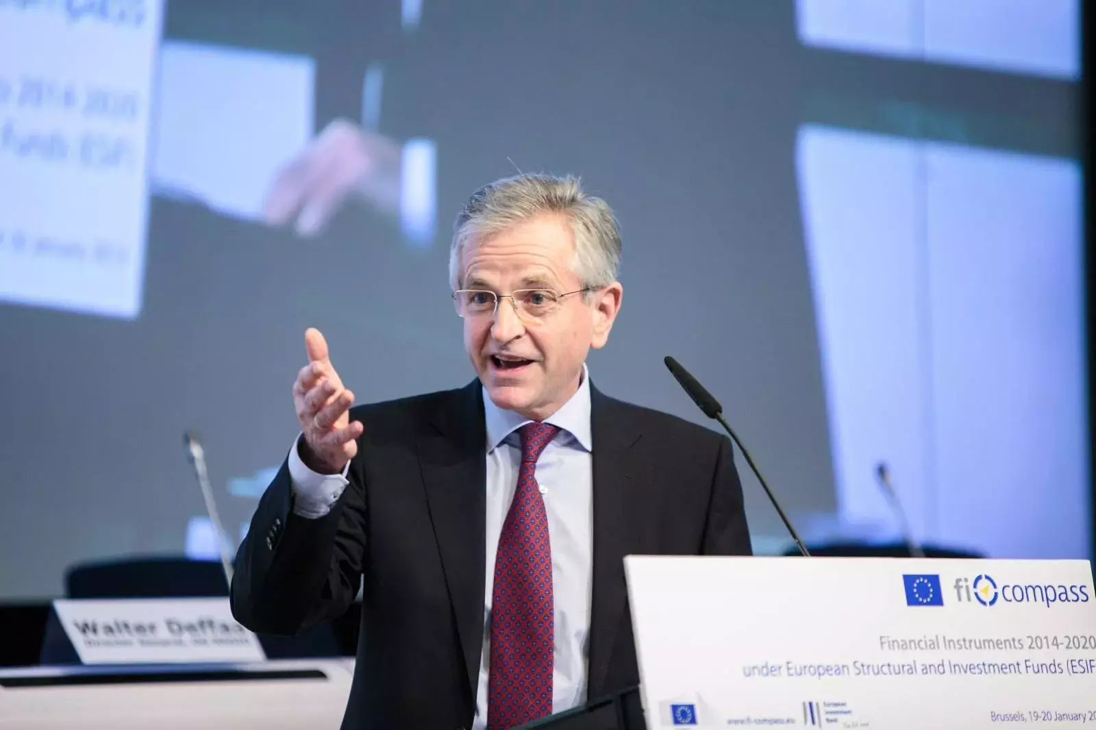 Wilhelm Molterer opens the conference