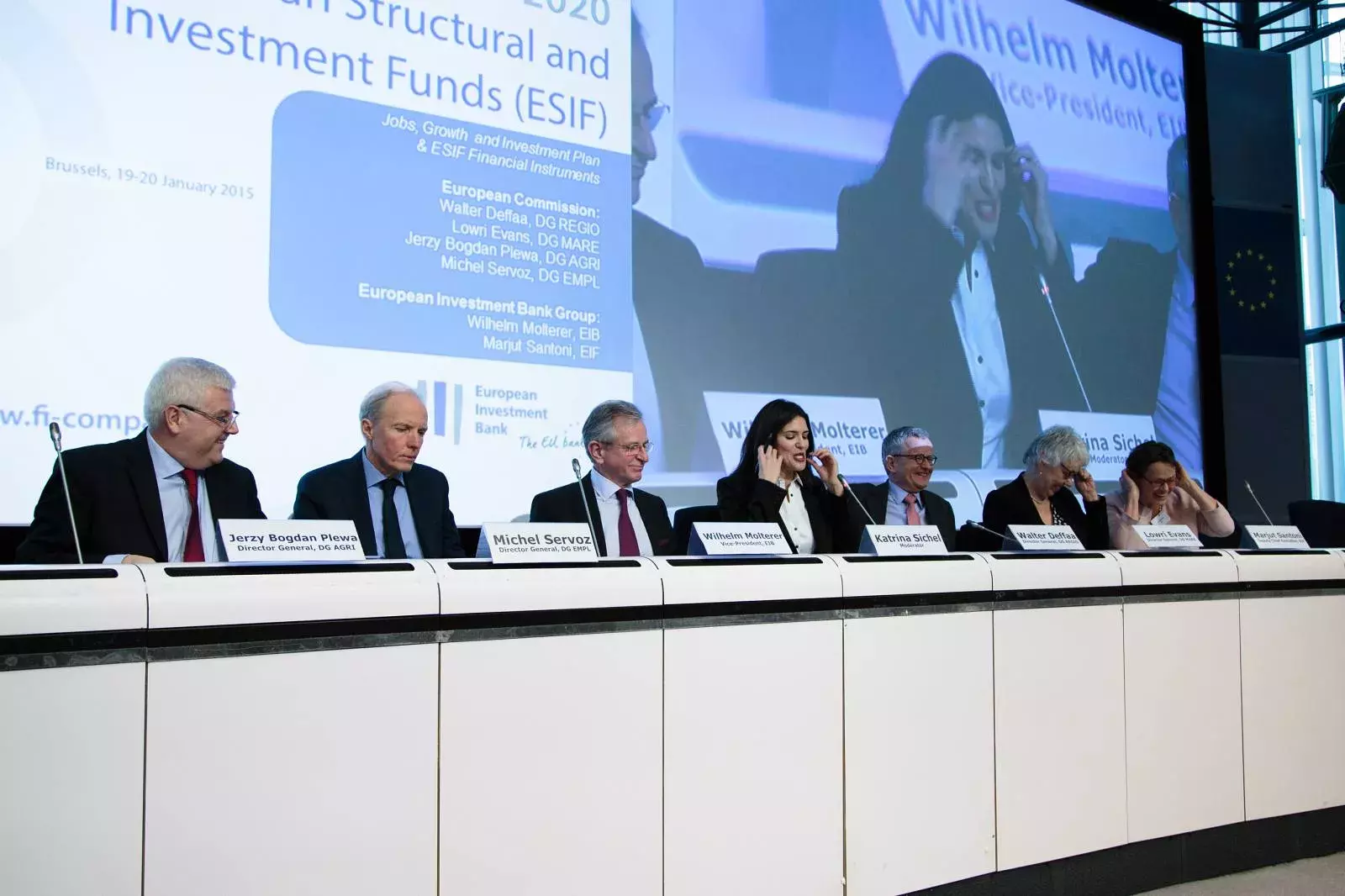 Jerzy Bogdan Plewa, Michel Servoz, Wilhelm Molterer, Katrina Sichel, Walter Deffaa, Lowri Evans, Marjut Santoni Jerzy Bogdan Plewa, Michel Servoz, Wilhelm Molterer, Katrina Sichel, Walter Deffaa, Lowri Evans, Marjut Santoni