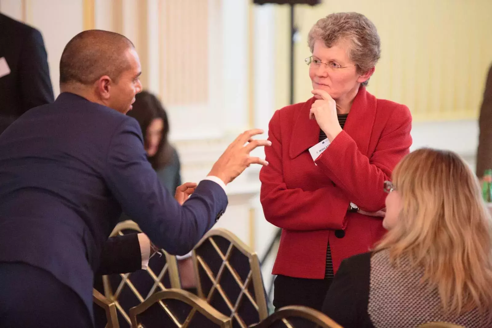 Fiona Wishlade and event participant