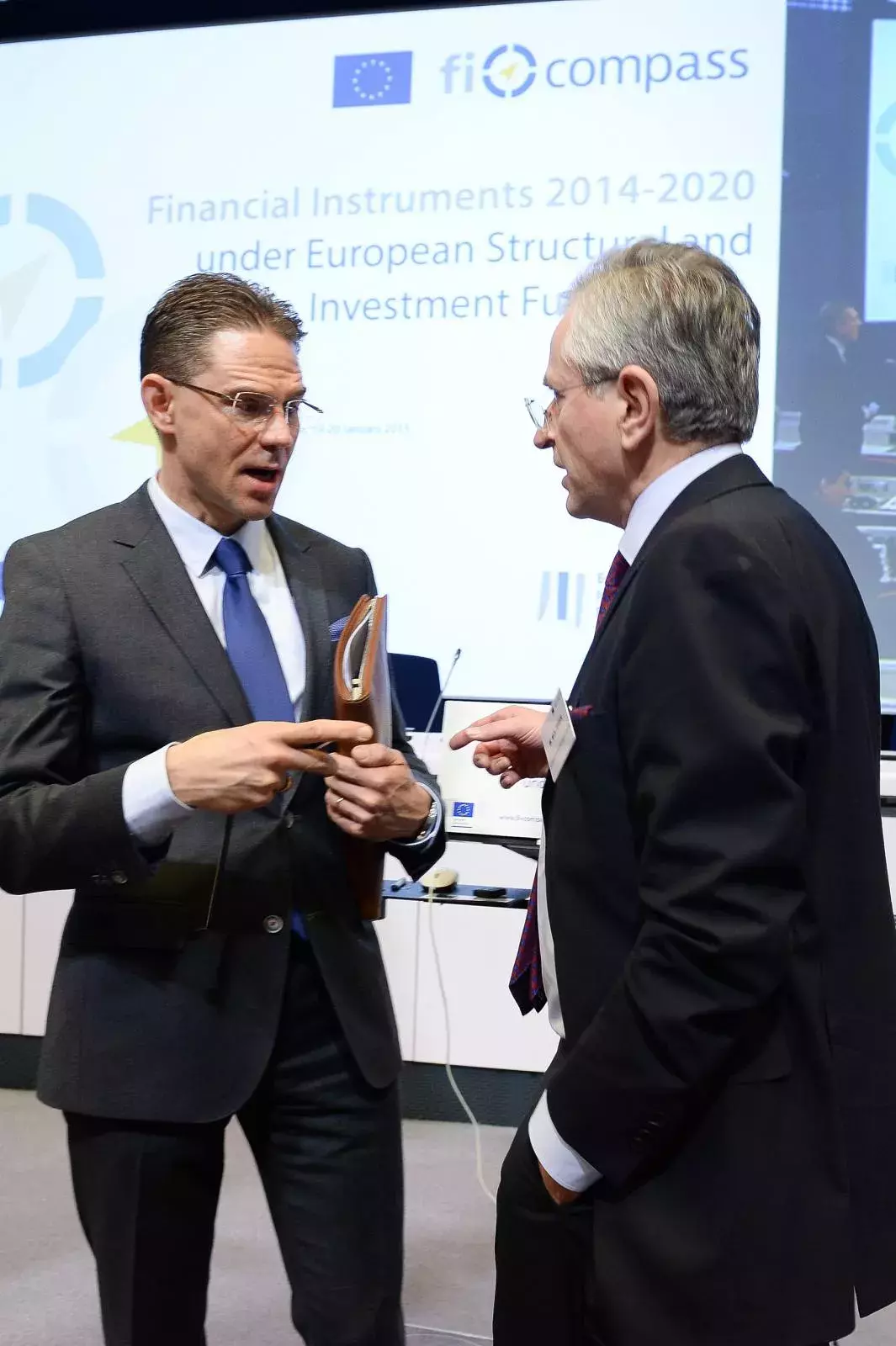 Jyrki Katainen and Wilhelm Molterer
