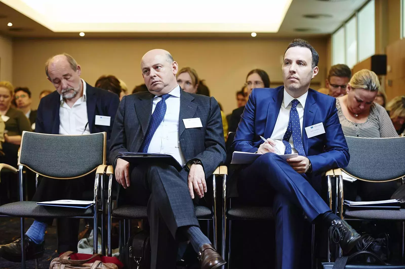 Bruno Robino and Marco Naseddu in the audience