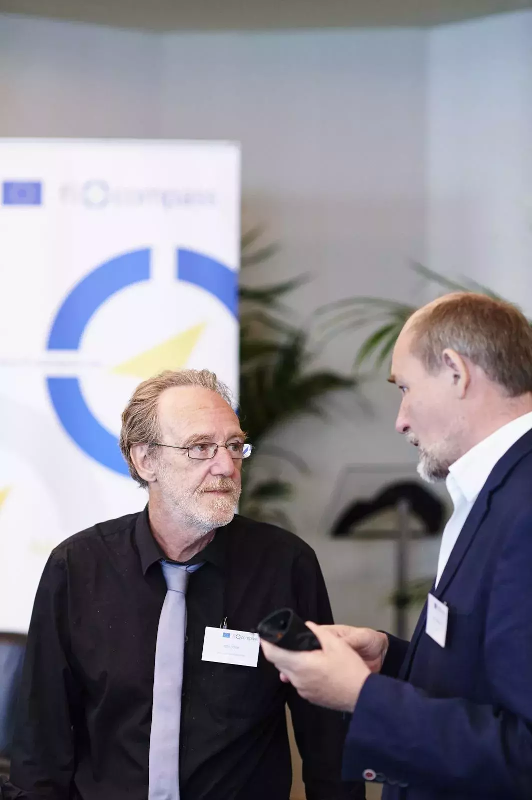 Ken Cook and event participant