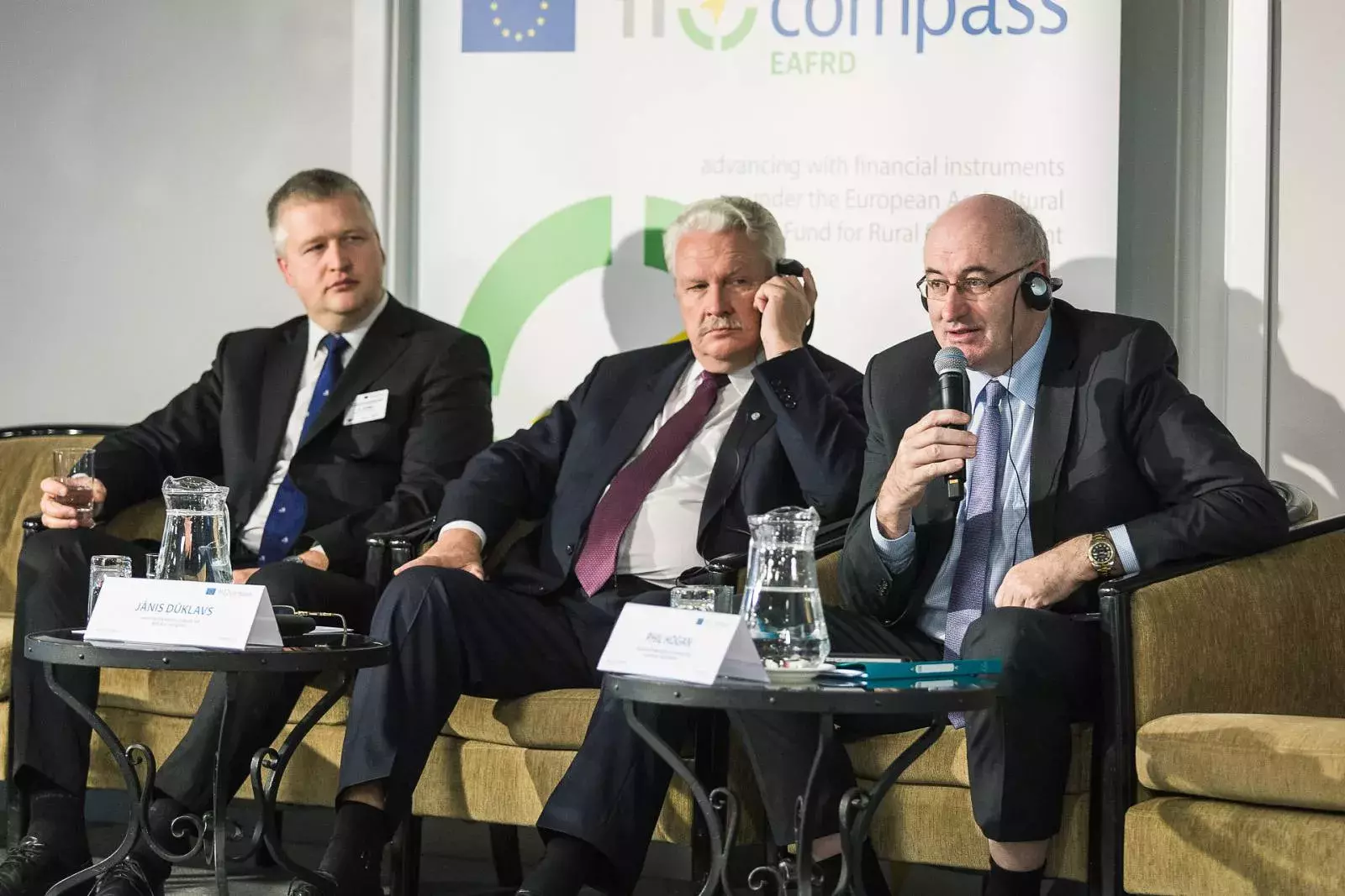 Aivars Lapiņš, Jānis Dūklavs, Phil Hogan