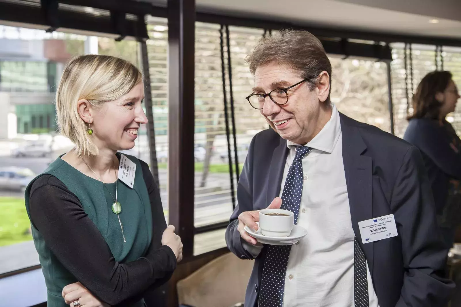 Oana-Andreea Dordain and event participant