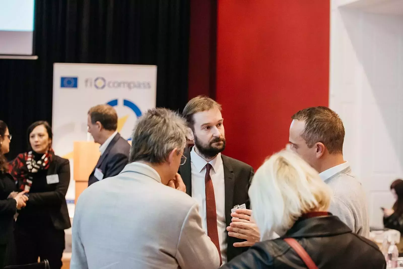 Robert Pernetta and event participants