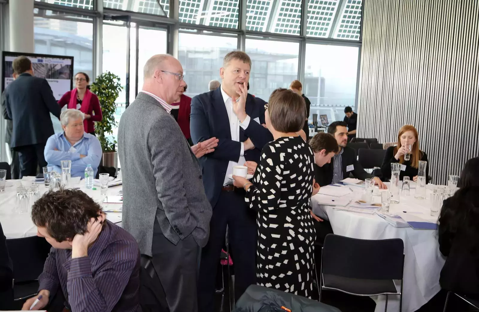 Grant Peggie and event participants