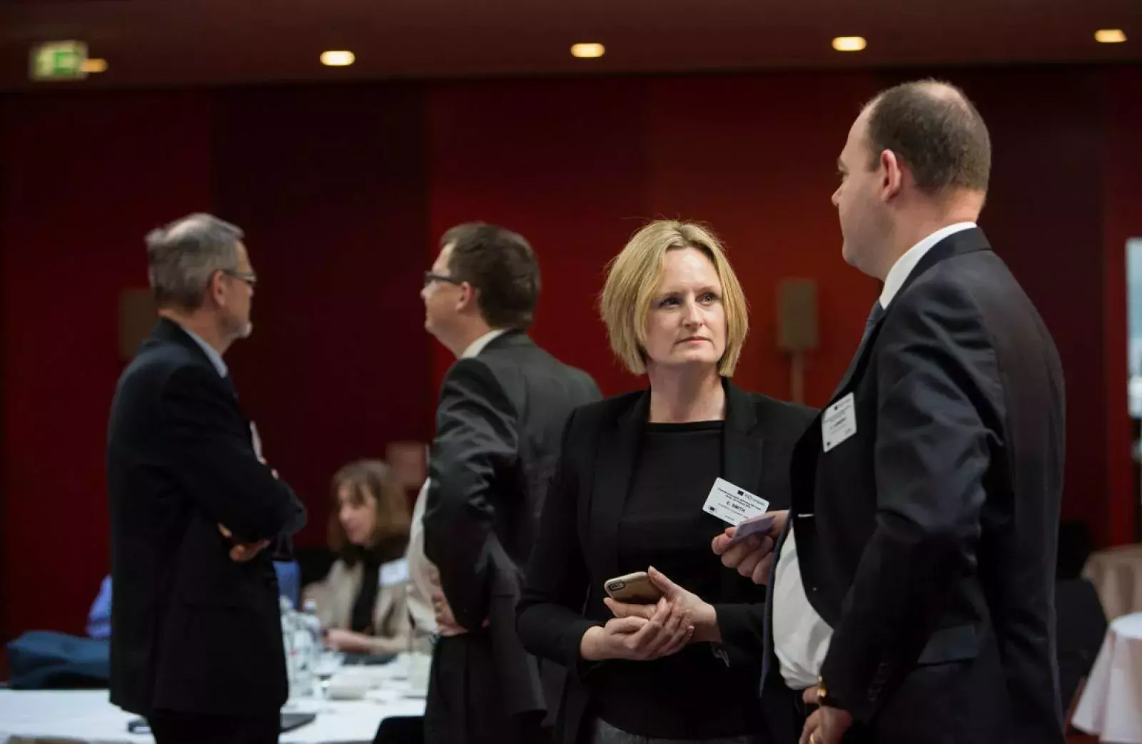 Emily Smith and event participant