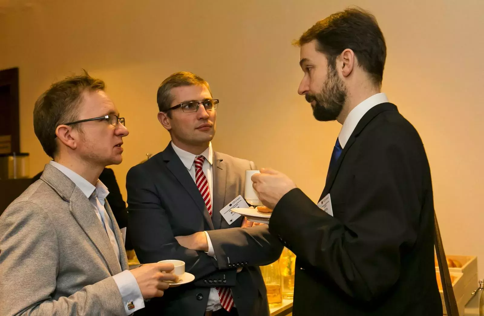 Robert Pernetta and event participants