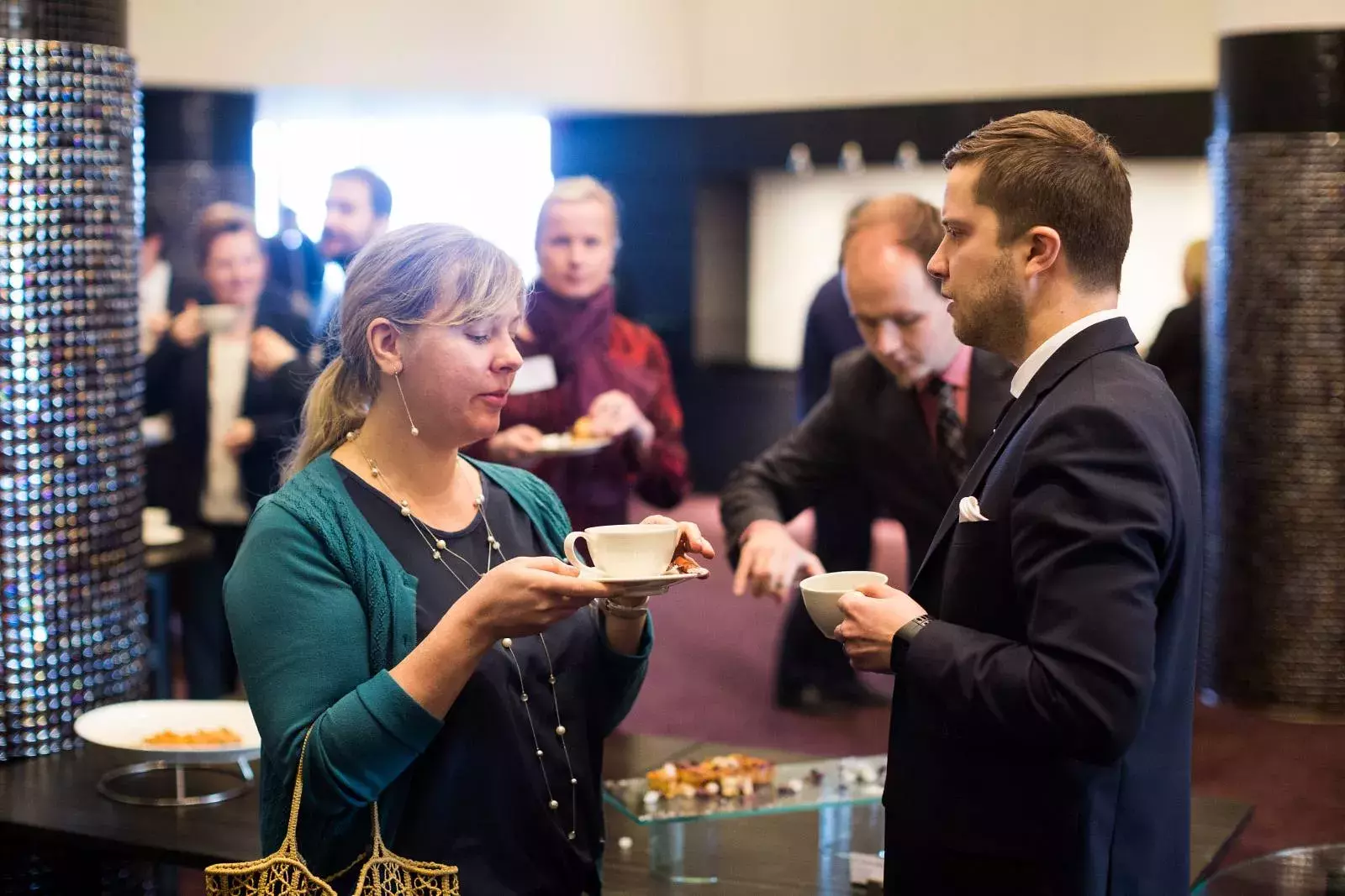 Ando Siitam and event participants