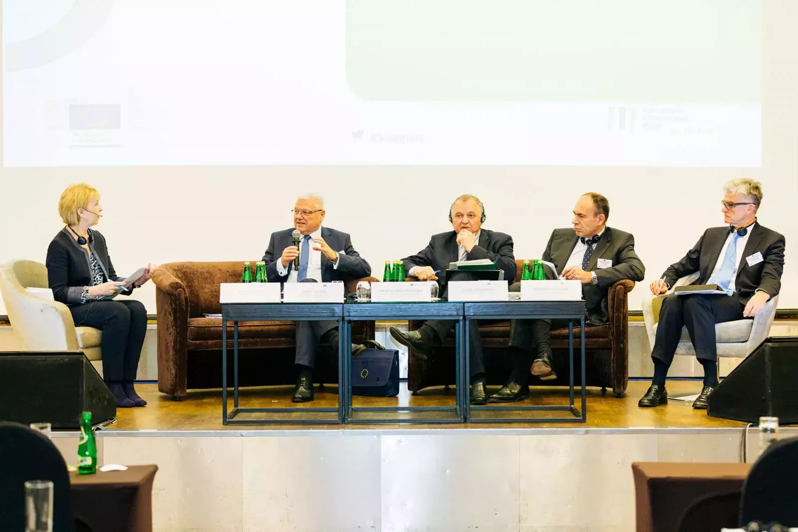 Cathy Smith, Jerzy Plewa, Ryszard Zarudzki, Luca Lazzaroli, and Hubert Cottogni Cathy Smith, Jerzy Plewa, Ryszard Zarudzki, Luca Lazzaroli, and Hubert Cottogni