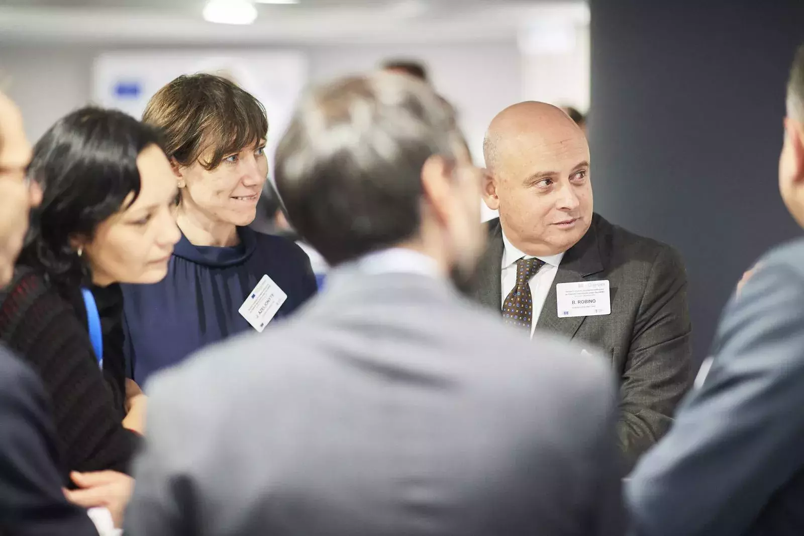 Ms Anna Zurek, Mr Bruno Robino and event participants