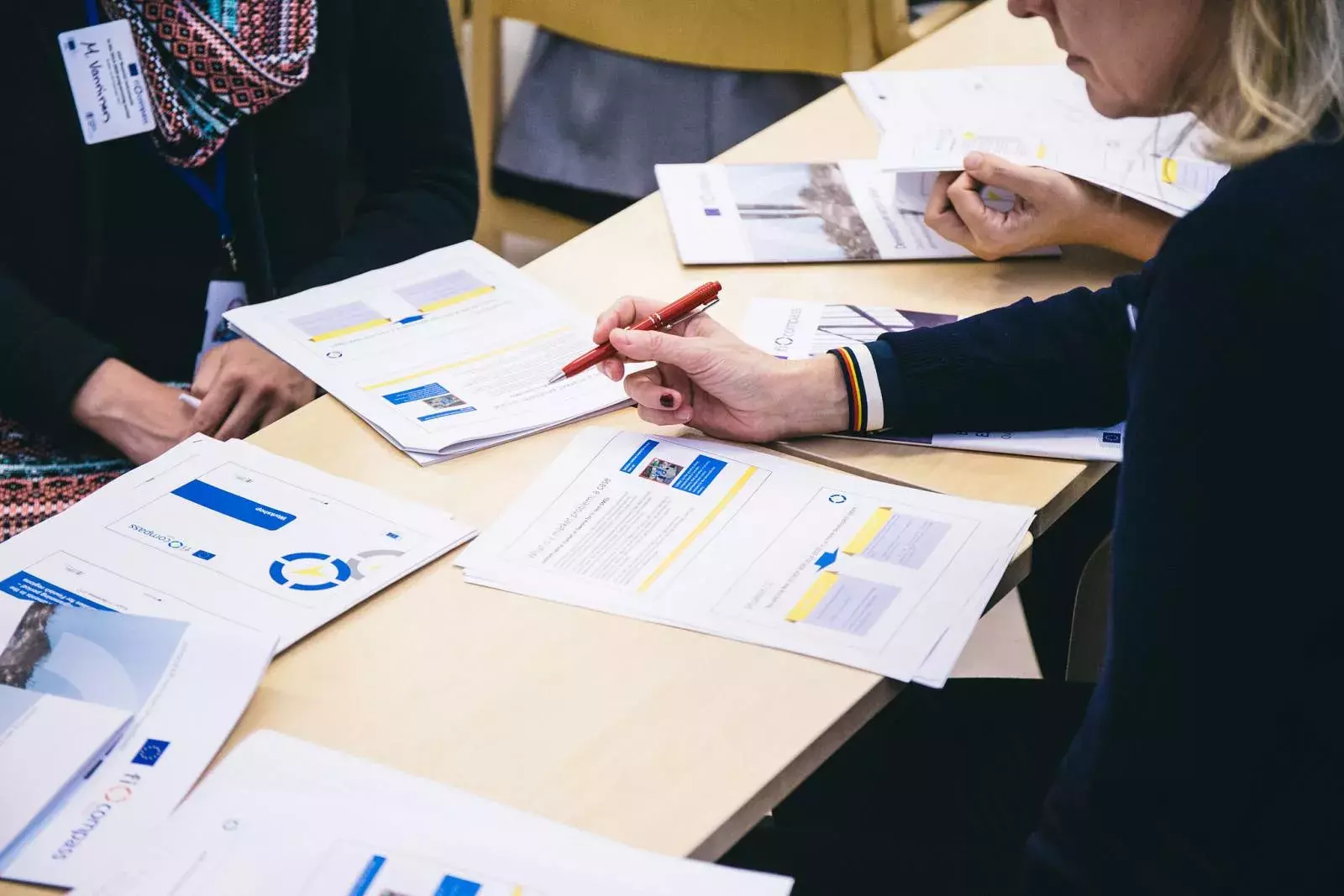 Event participants during a workshop