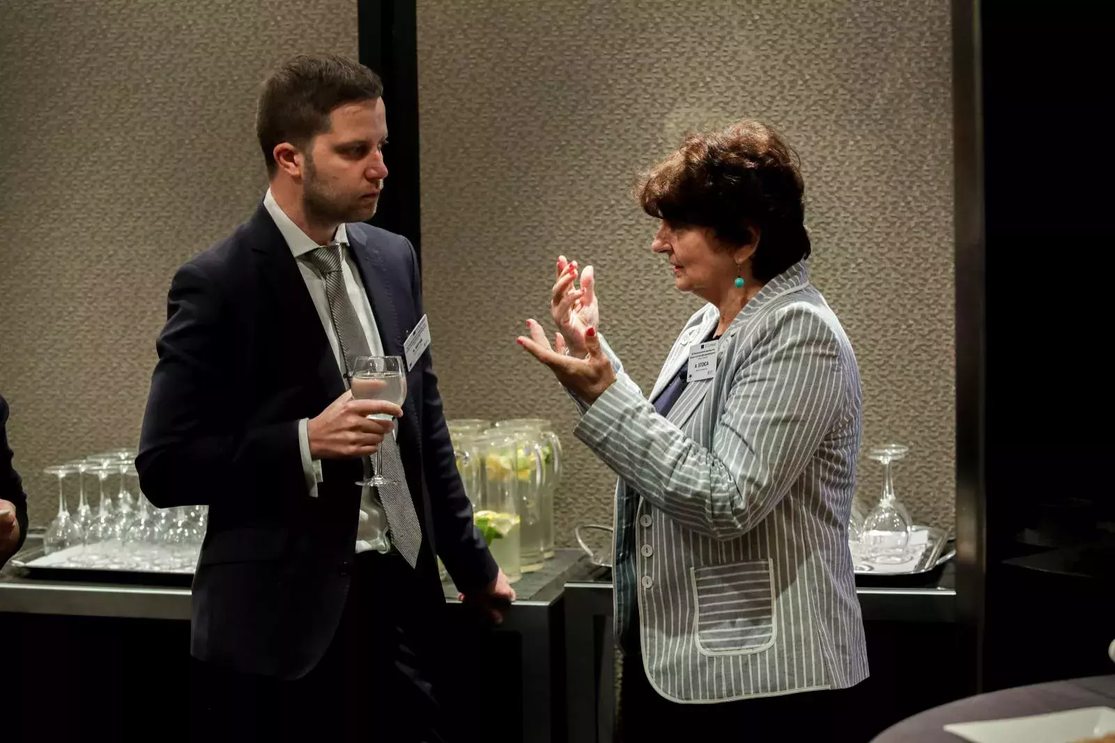 Mr Ando Siitam and event participant