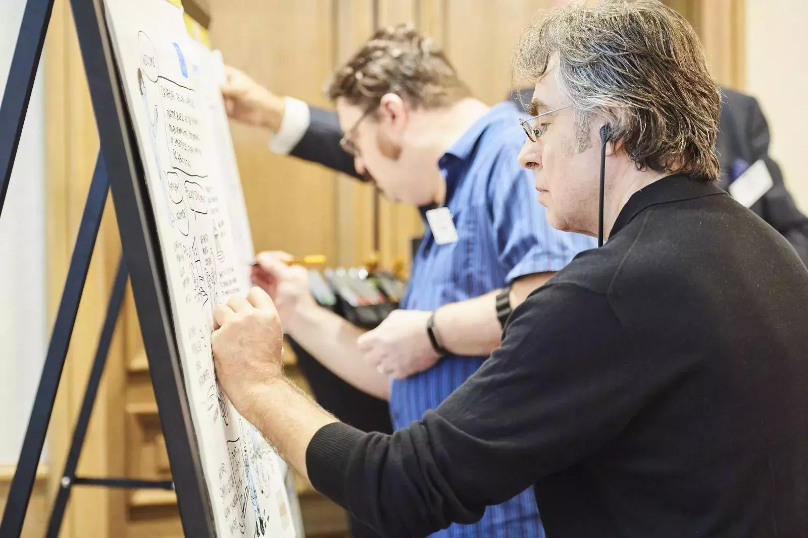 Illustrators at work