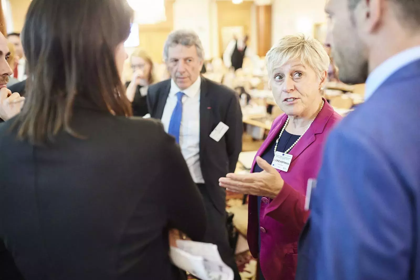 Ms Josefine Loriz-Hoffmann and event participants