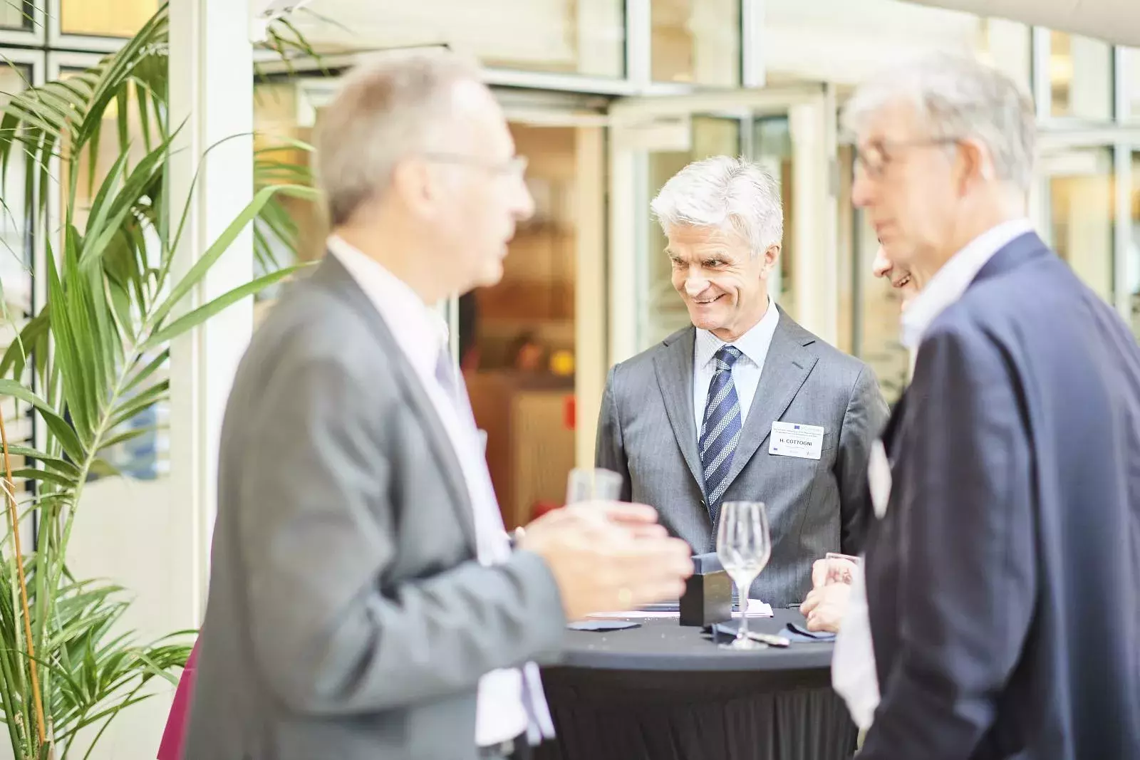 Mr Hubert Cottogni and event paticipants