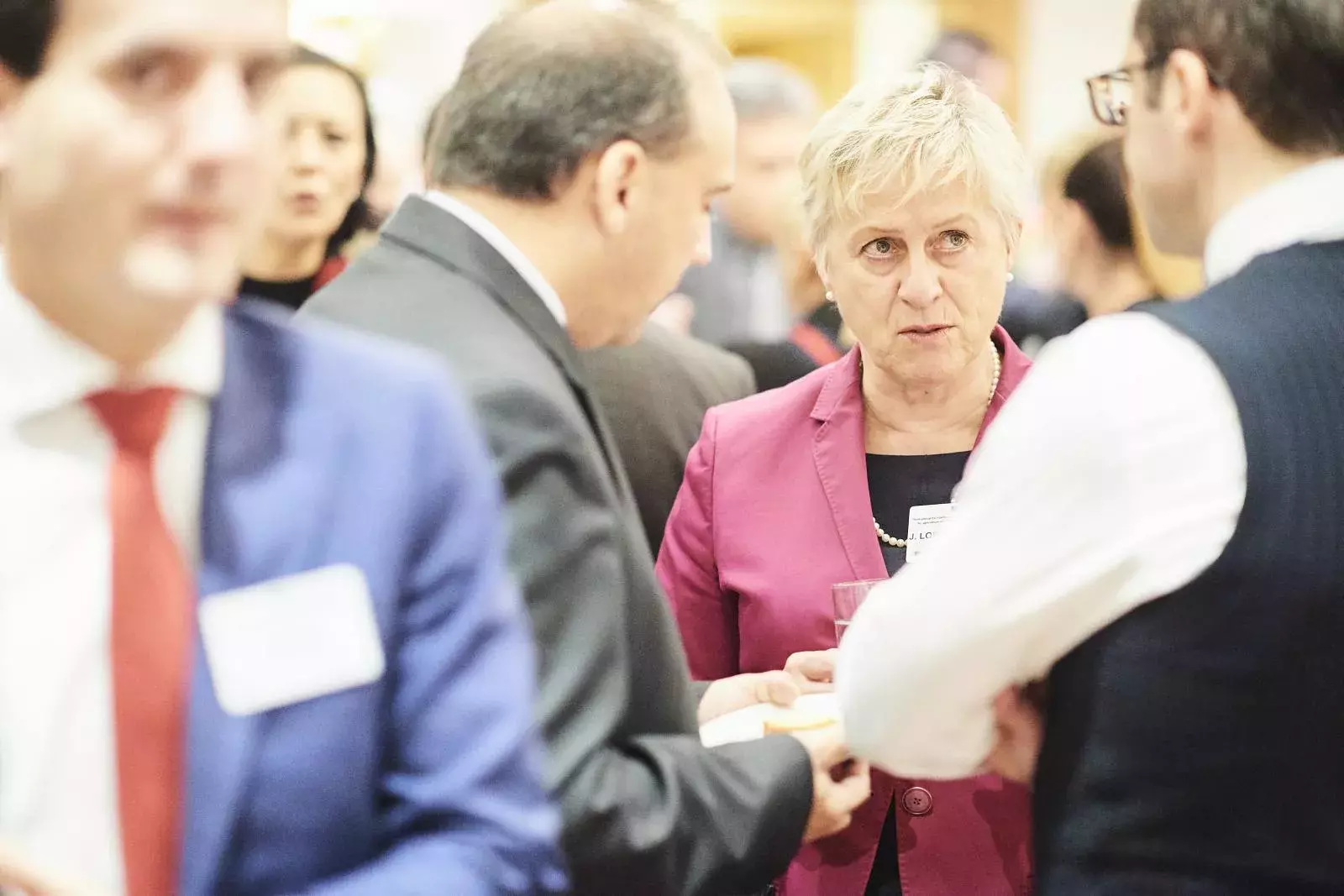 Ms Josefine Loriz-Hoffmann and event participants