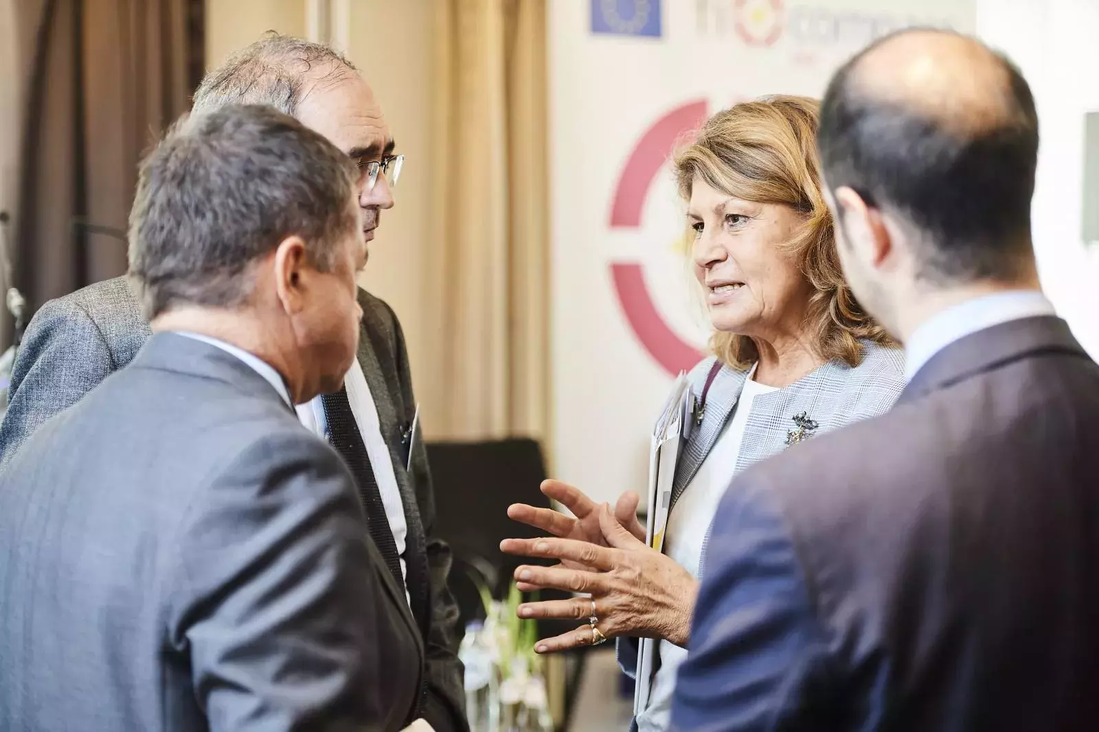 Ms Silvia Costa and event participants