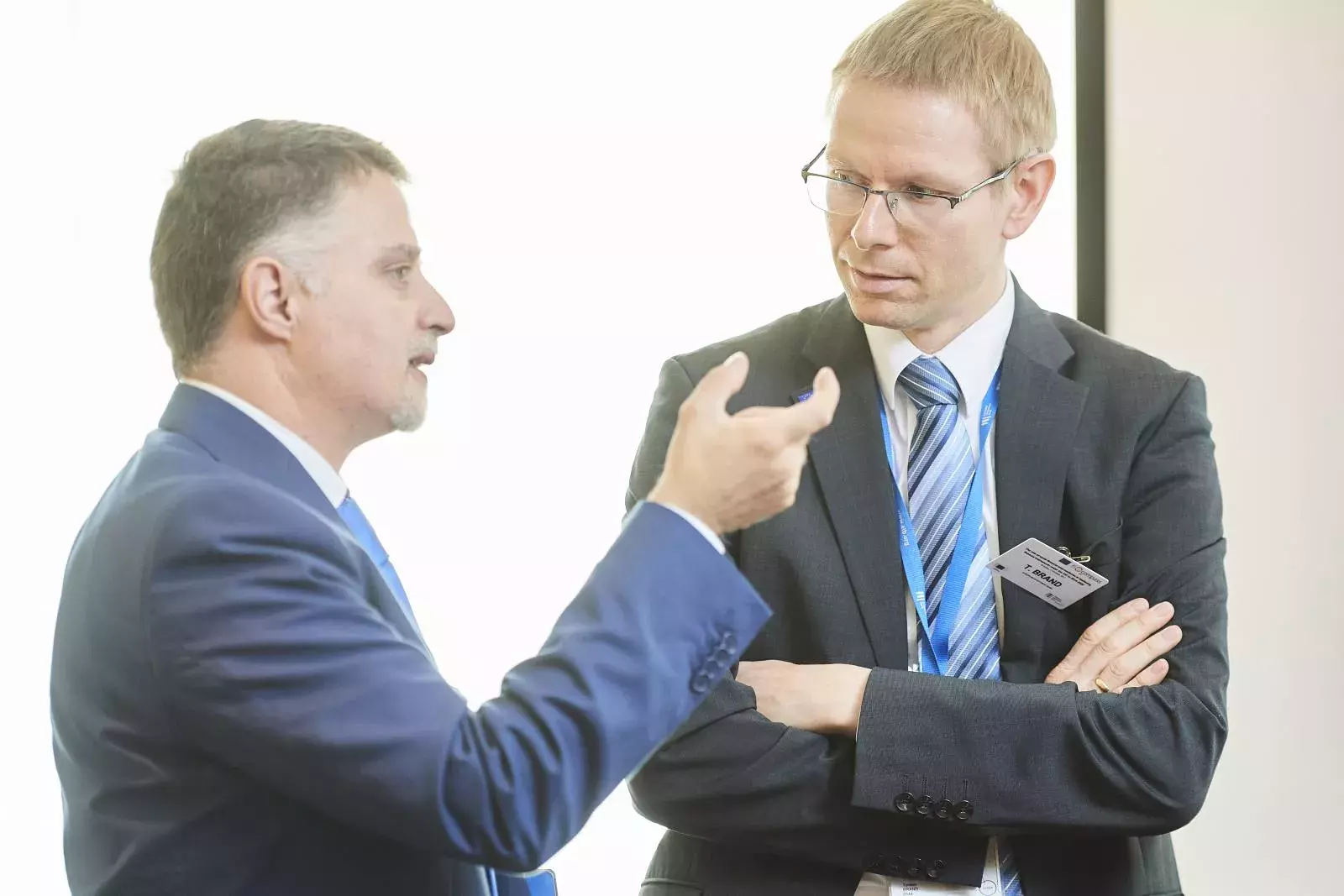 Mr Loris di Pietrantonio and event participant