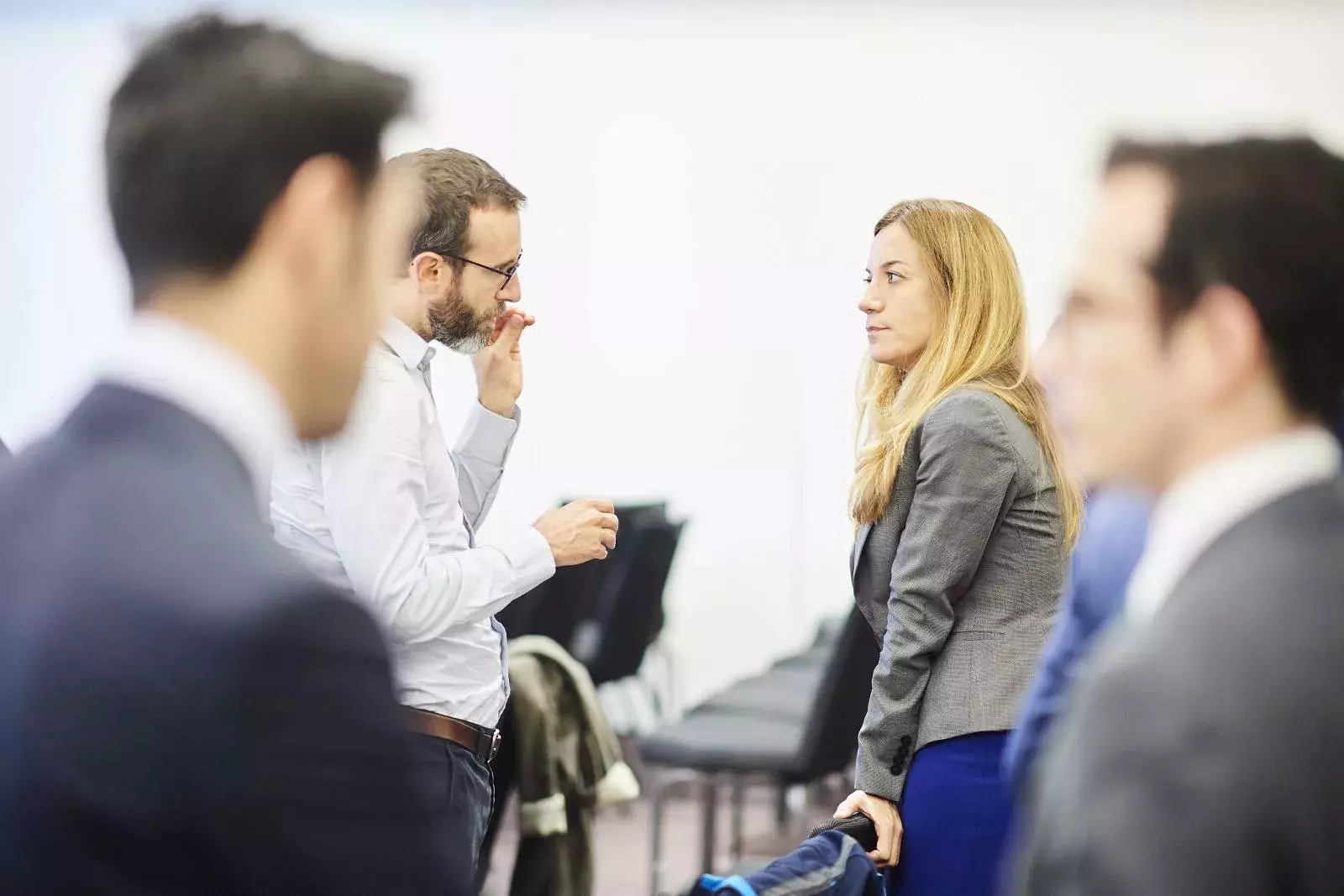 Ms Guadalupe de la Mata and event participants