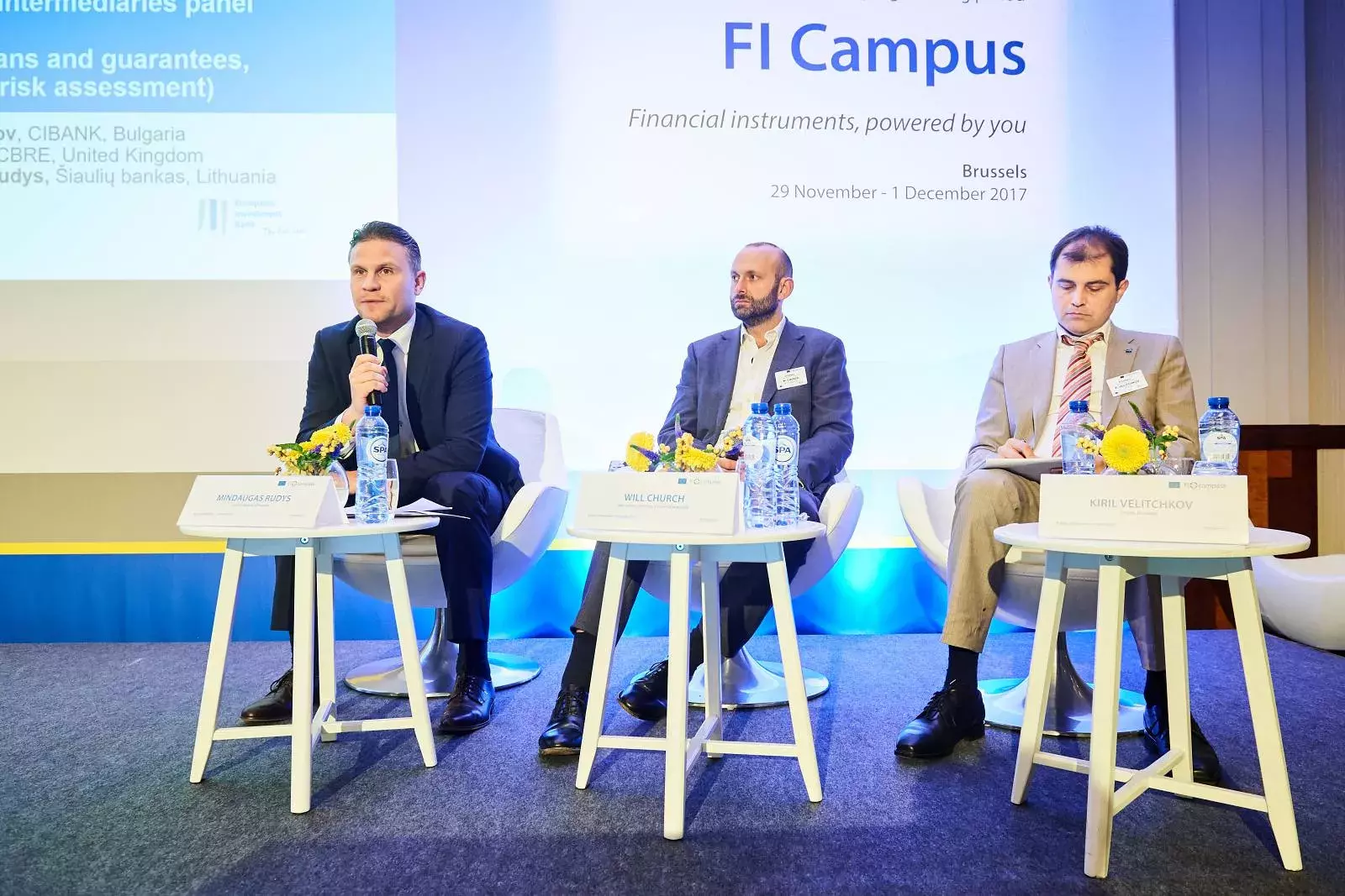 Mr Mindaugas Rudys, Mr William Church, Mr Kiril Velitchkov