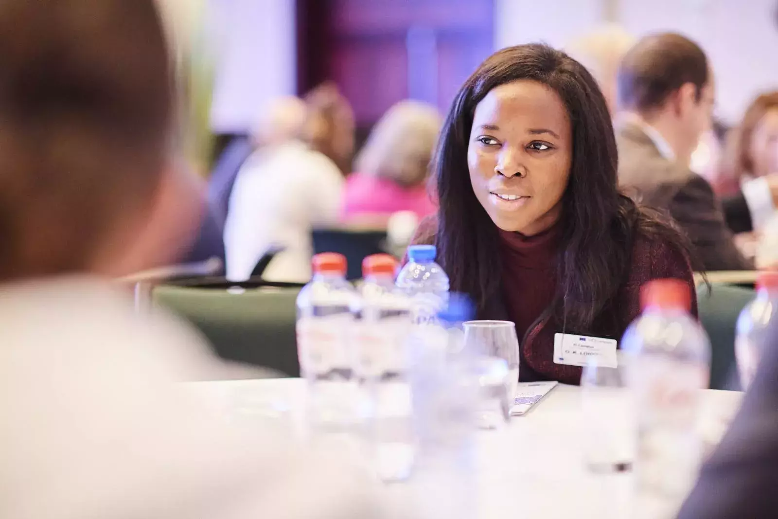 Participants during the Brainteaser