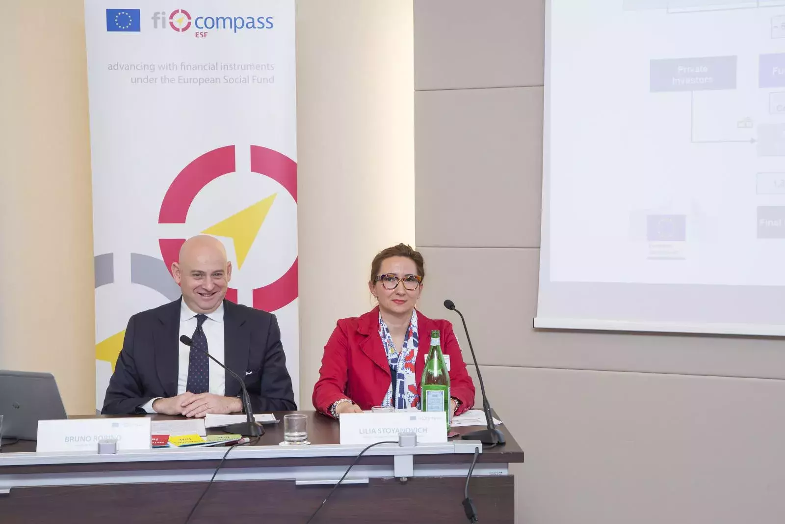 Mr Bruno Robino, Ms Lilia Stoyanovich